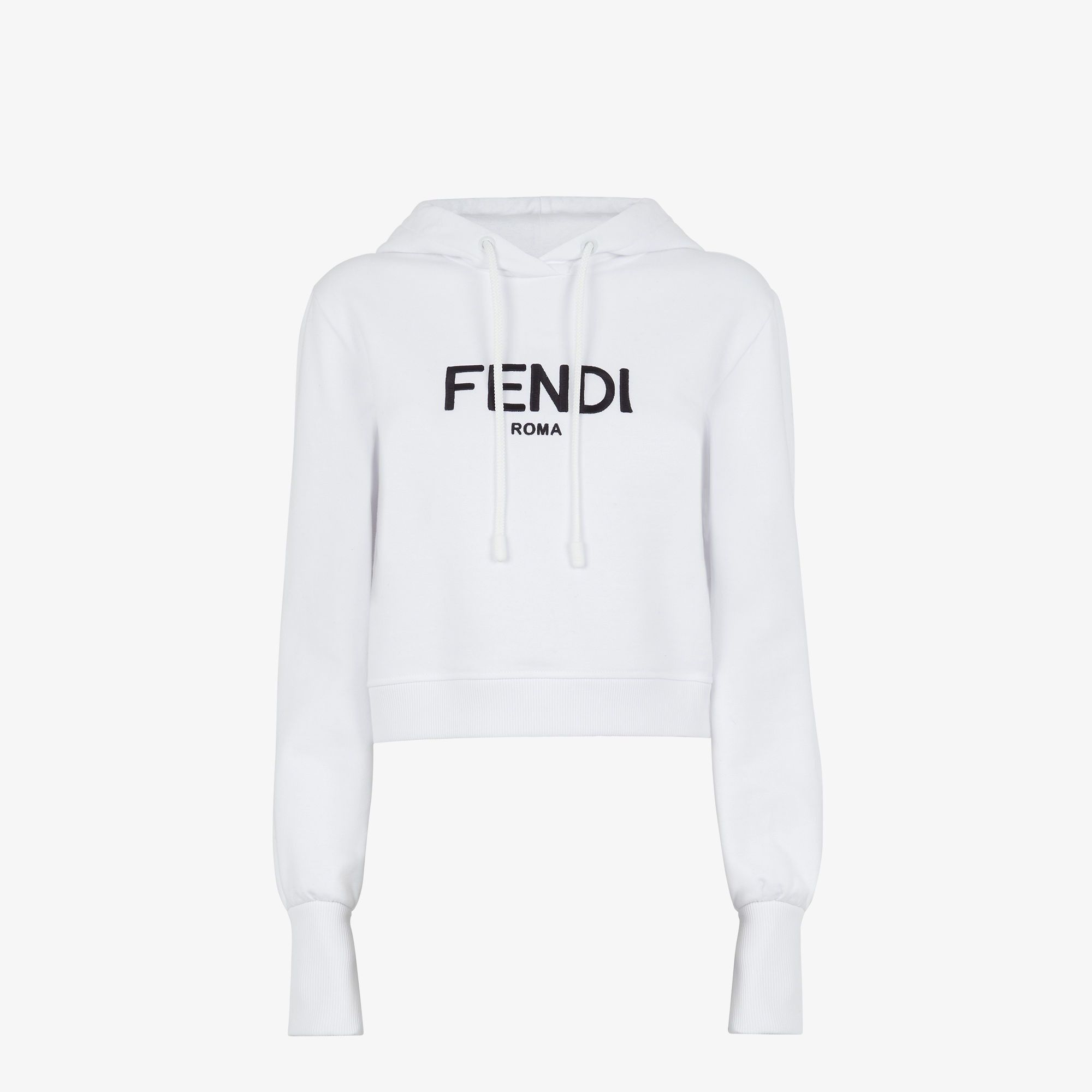 Fendi o1s1wg110225 Sweatshirt in White Size L / US 10 / IT 46 - 1 Preview