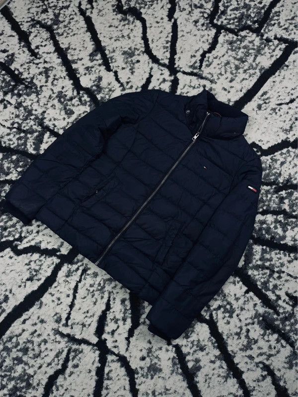 Tommy Hilfiger Tommy Hilfiger navy blue S logo down jacket Size S / US 4 / IT 40 - 2 Thumbnail