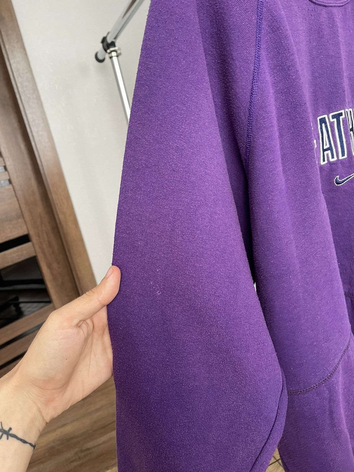 Nike Nike Athletic Vintage Sweatshirt Crewneck Big Logo 90s Size US XXL / EU 58 / 5 - 10 Thumbnail