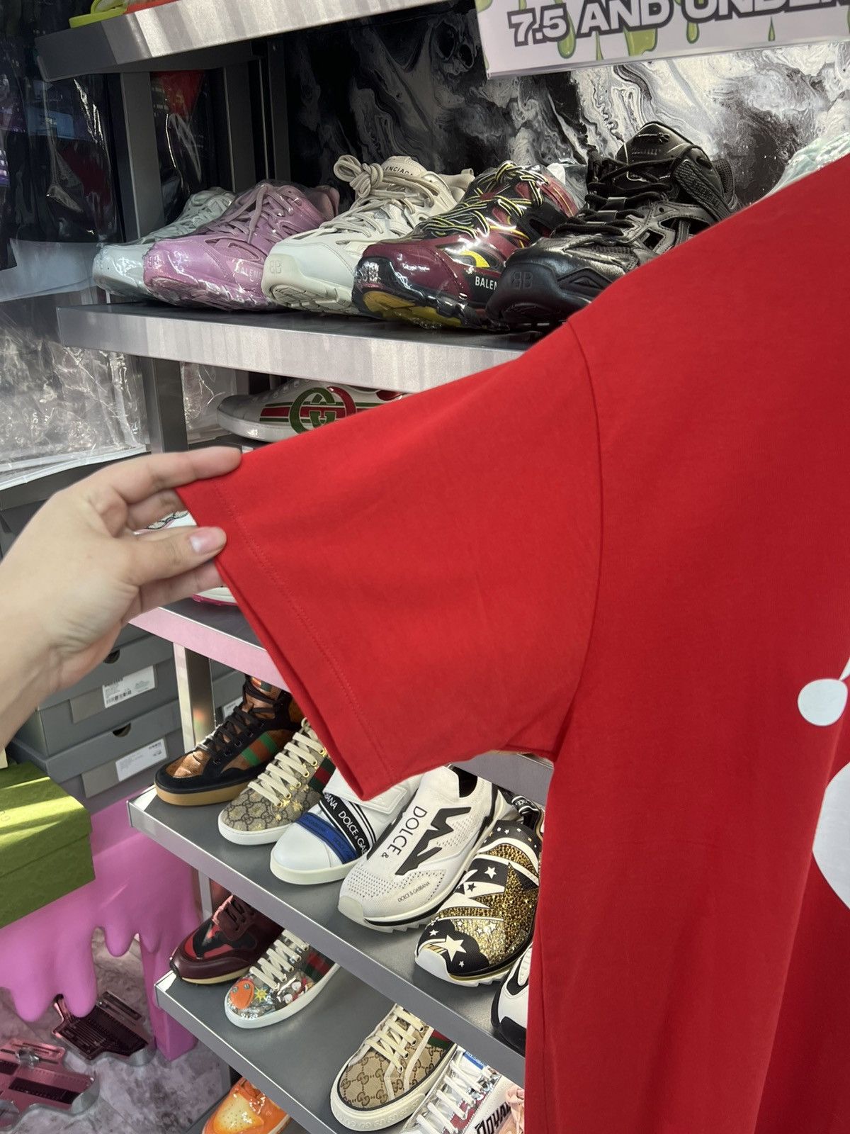 Gucci Gucci Jester Pint Red/White Tee Size US S / EU 44-46 / 1 - 3 Thumbnail