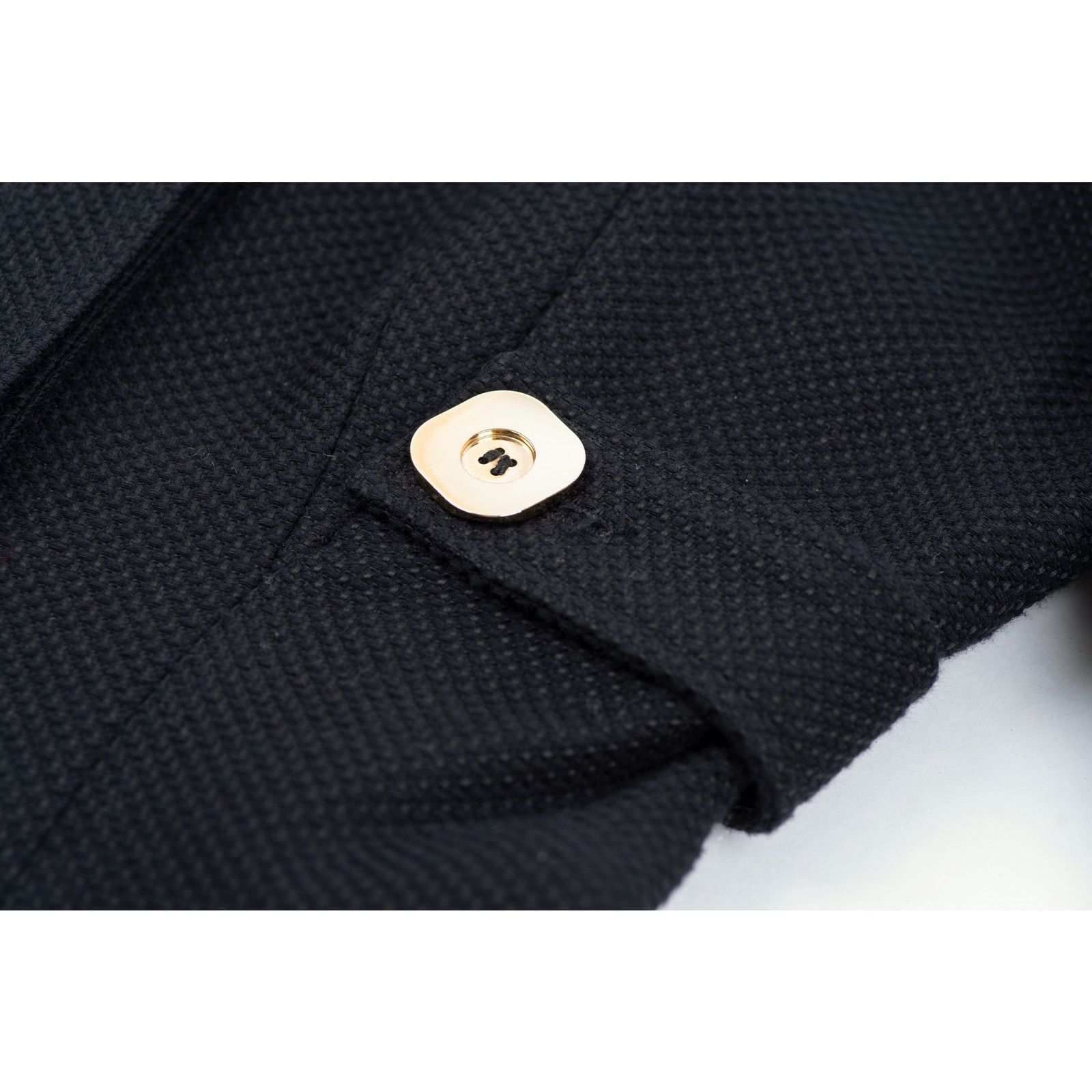 Other Requiem Silk Lined Cotton Blend Black Elegant Jacket Size S / US 4 / IT 40 - 6 Thumbnail