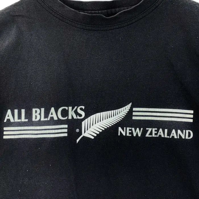 Adidas ADIDAS x ALL BLACKS Rugby New Zealand Faded Tee Shirt Size US M / EU 48-50 / 2 - 3 Thumbnail