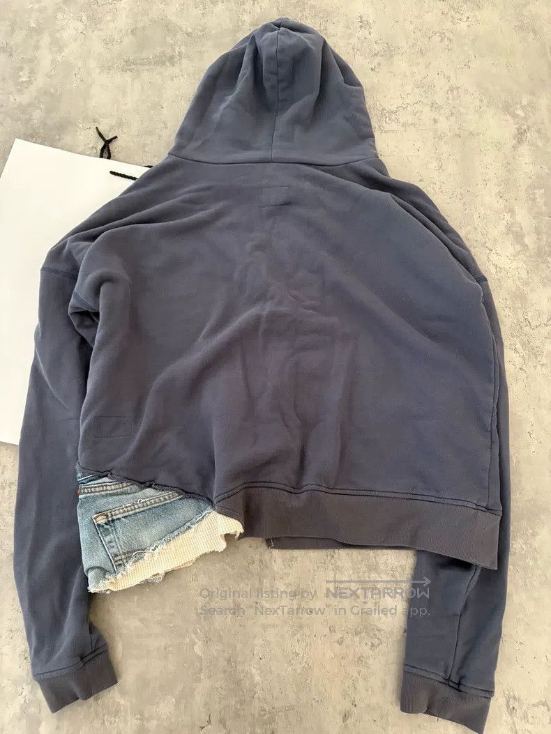 Greg Lauren Greg Lauren Hooded Cotton Patchwork Sweatshirt Size US XL / EU 56 / 4 - 6 Thumbnail