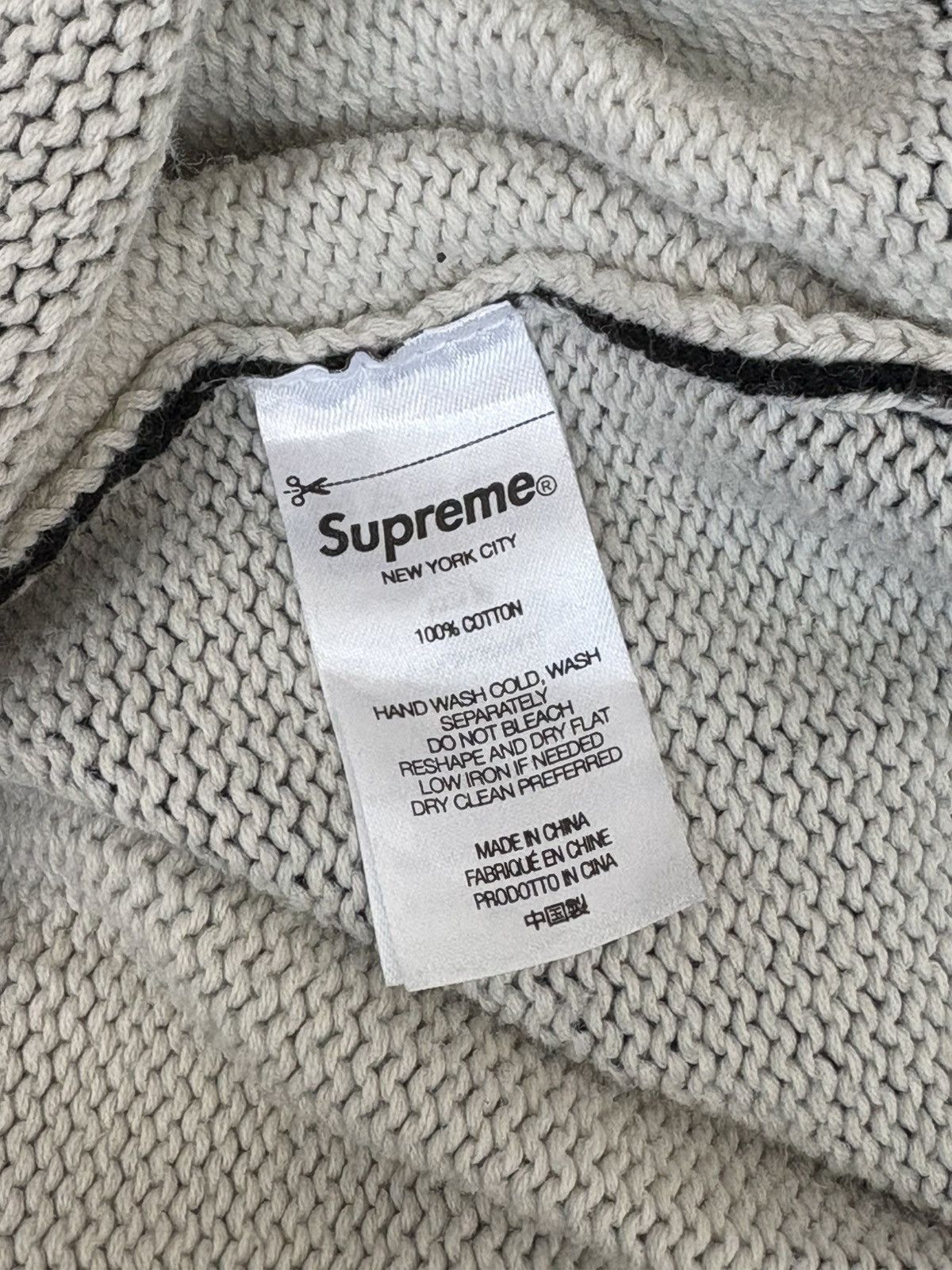 Supreme Authentic Supreme Nate Lowman Sweater Black Medium Size US M / EU 48-50 / 2 - 5 Thumbnail