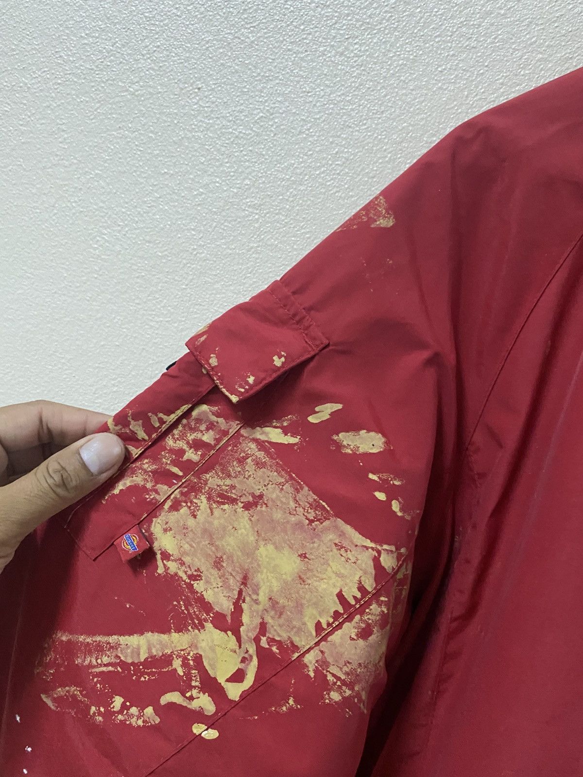 Dickies Dickies Red Paint-Splatter Work Jacket – Distressed Graffiti Size US L / EU 52-54 / 3 - 14 Thumbnail