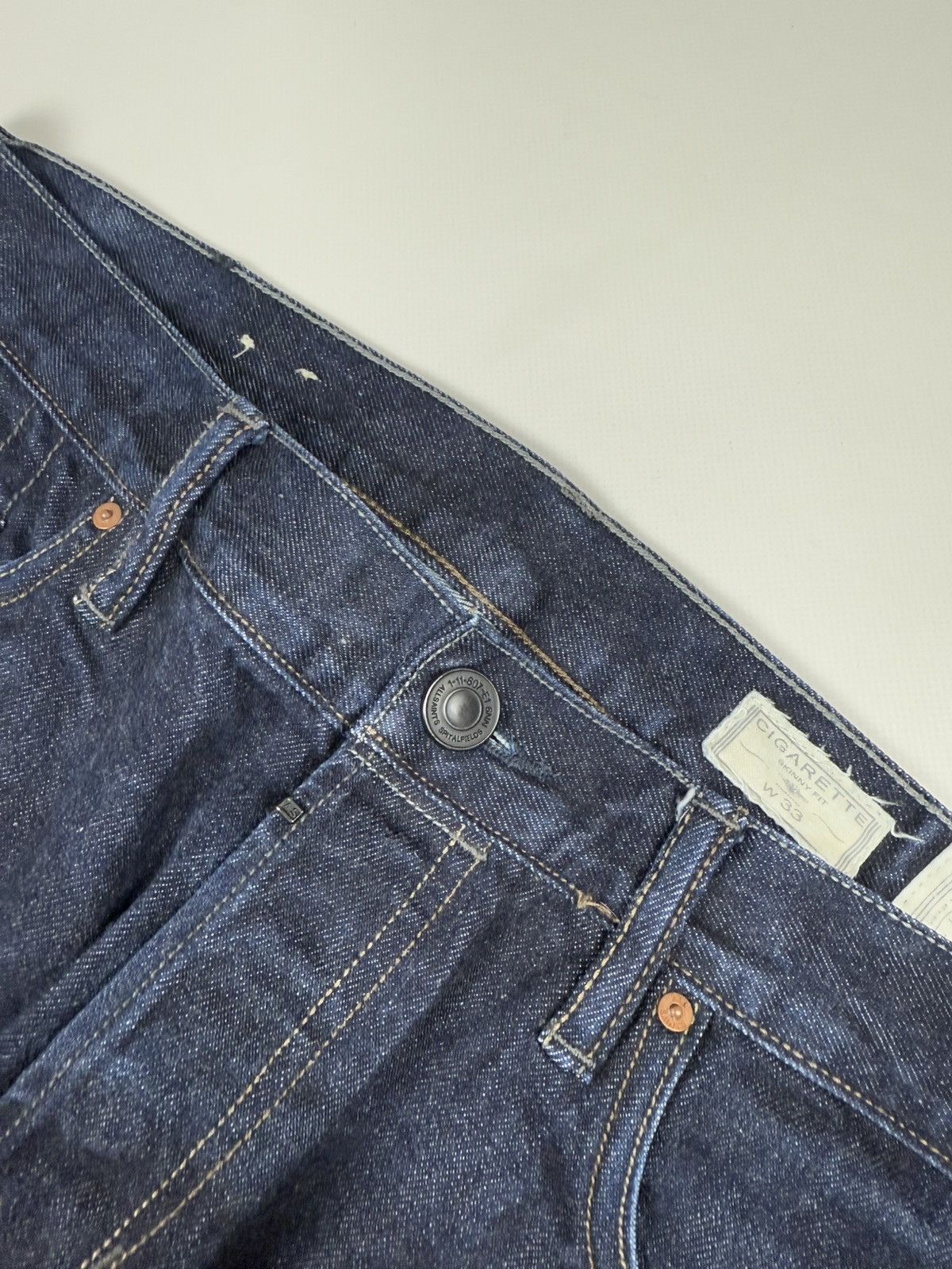 Allsaints × Japanese Brand Allsaints Clift Cigarette Selvedge Denim Skinny Fit Jeans Size US 33 - 10 Thumbnail