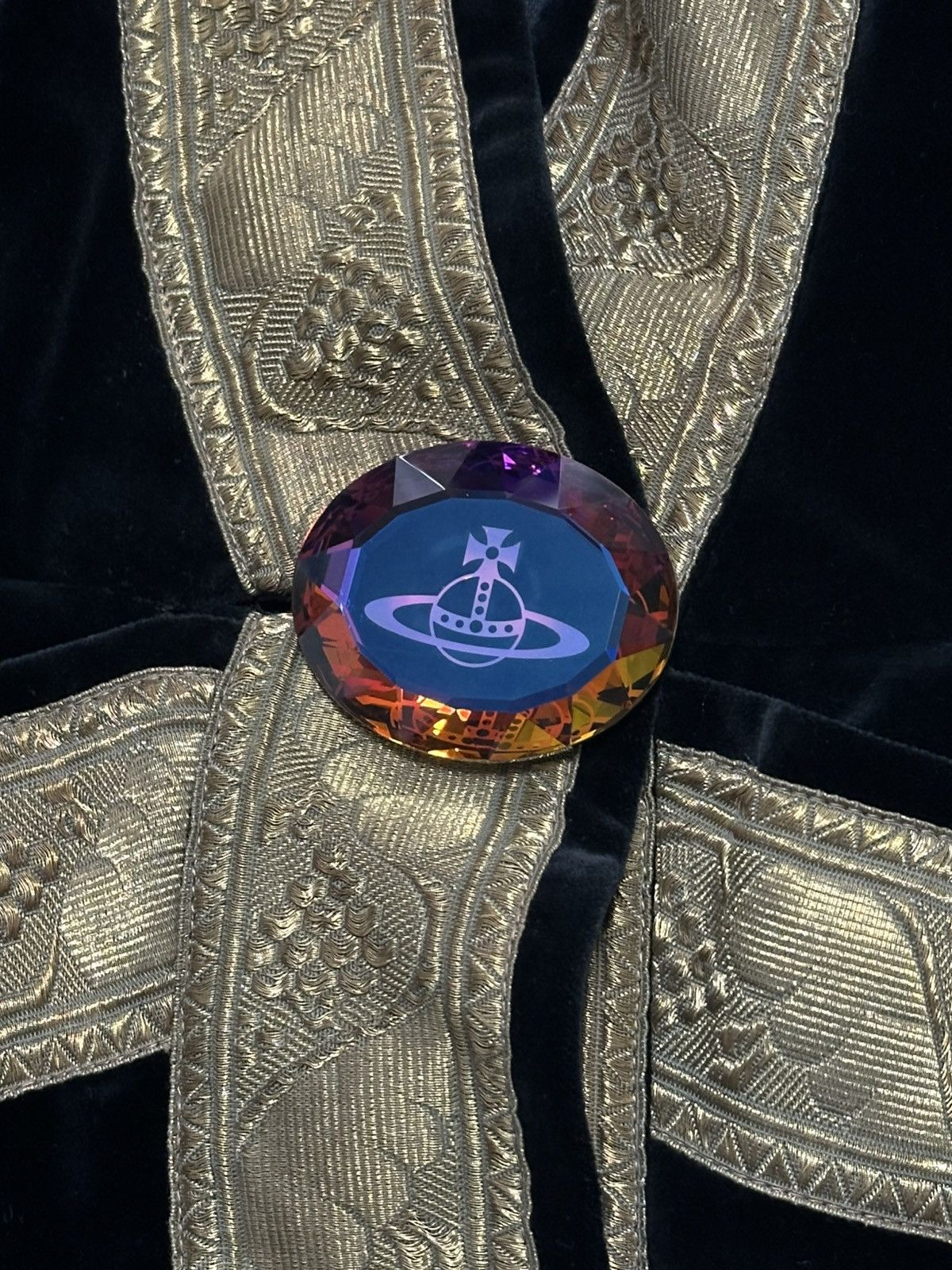Vivienne Westwood VIVIENNE WESTWOOD F/W 1998 "Dressed To Scale" Velvet Jacket Size S / US 4 / IT 40 - 6 Thumbnail