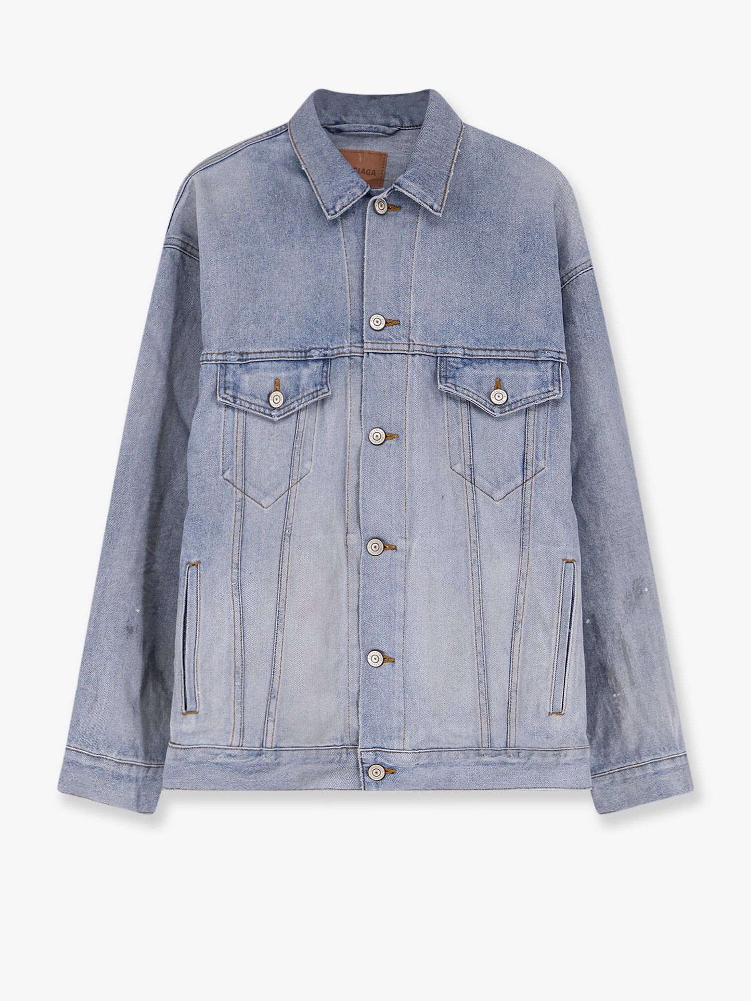 Balenciaga Washed out denim jacket Tag Size XS Women - USA Tariffs Included