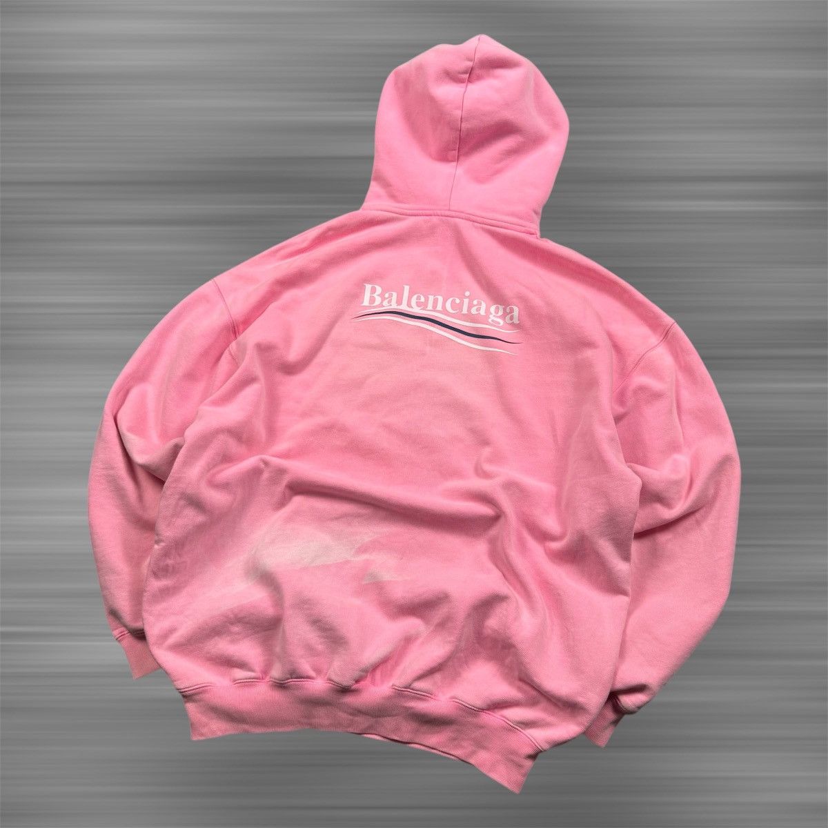 Balenciaga Balenciaga Big Logo Pink Hoodie Size US S / EU 44-46 / 1 - 4 Thumbnail