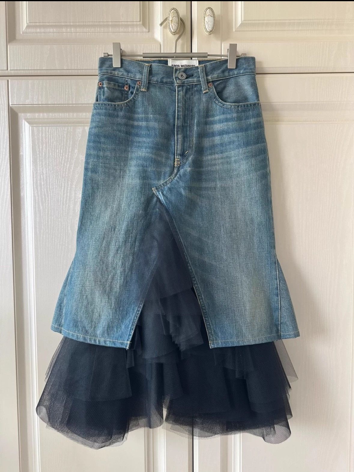 Junya Watanabe Junya Watanabe CDG 20SS Denim Skirt Size 26" / US 2 / IT 38 - 1 Thumbnail