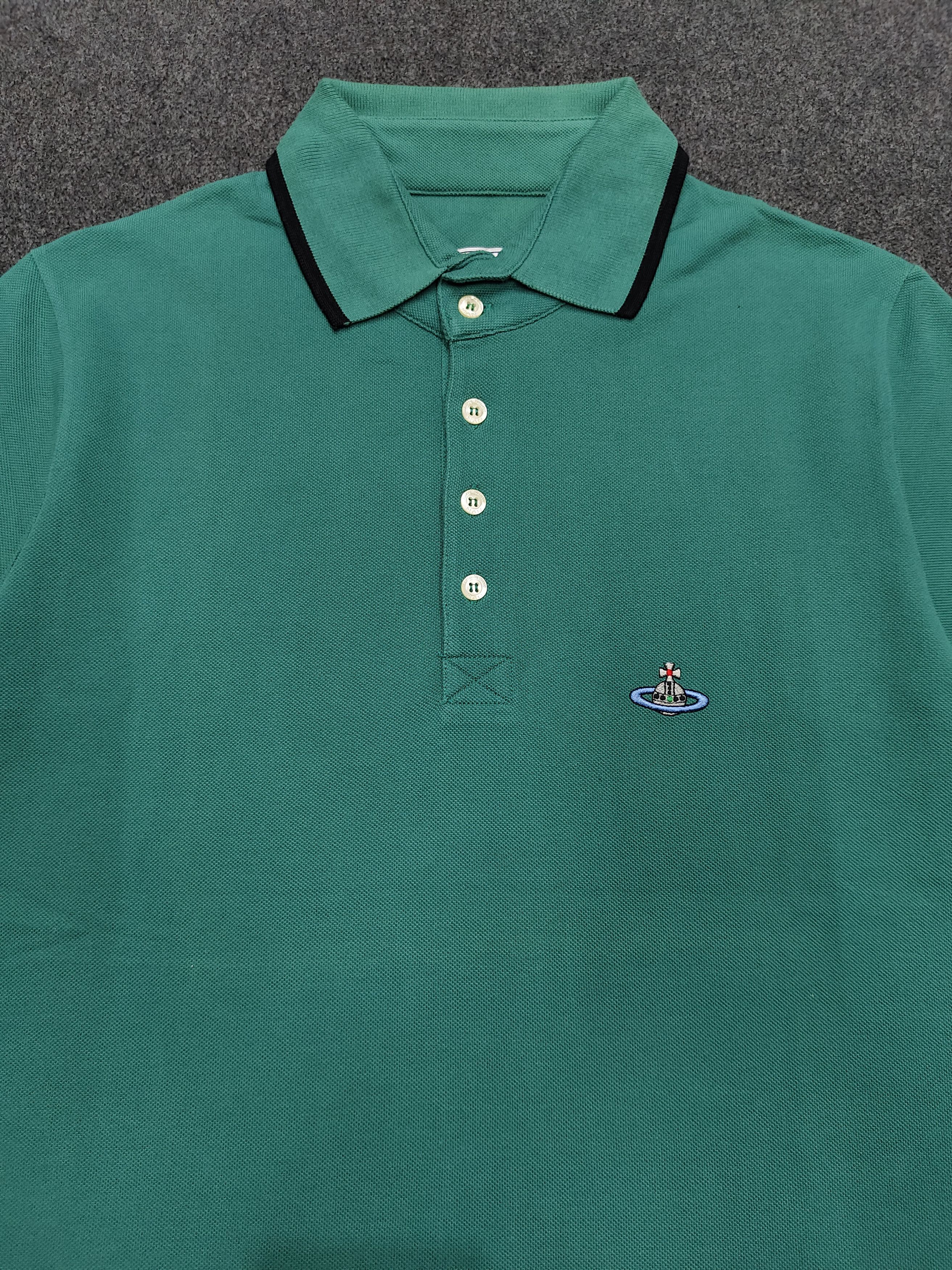 Vivienne Westwood Vivienne Westwood Man 🇬🇧 Orb Logo Embroidered Polo Shirt Size US S / EU 44-46 / 1 - 2 Thumbnail