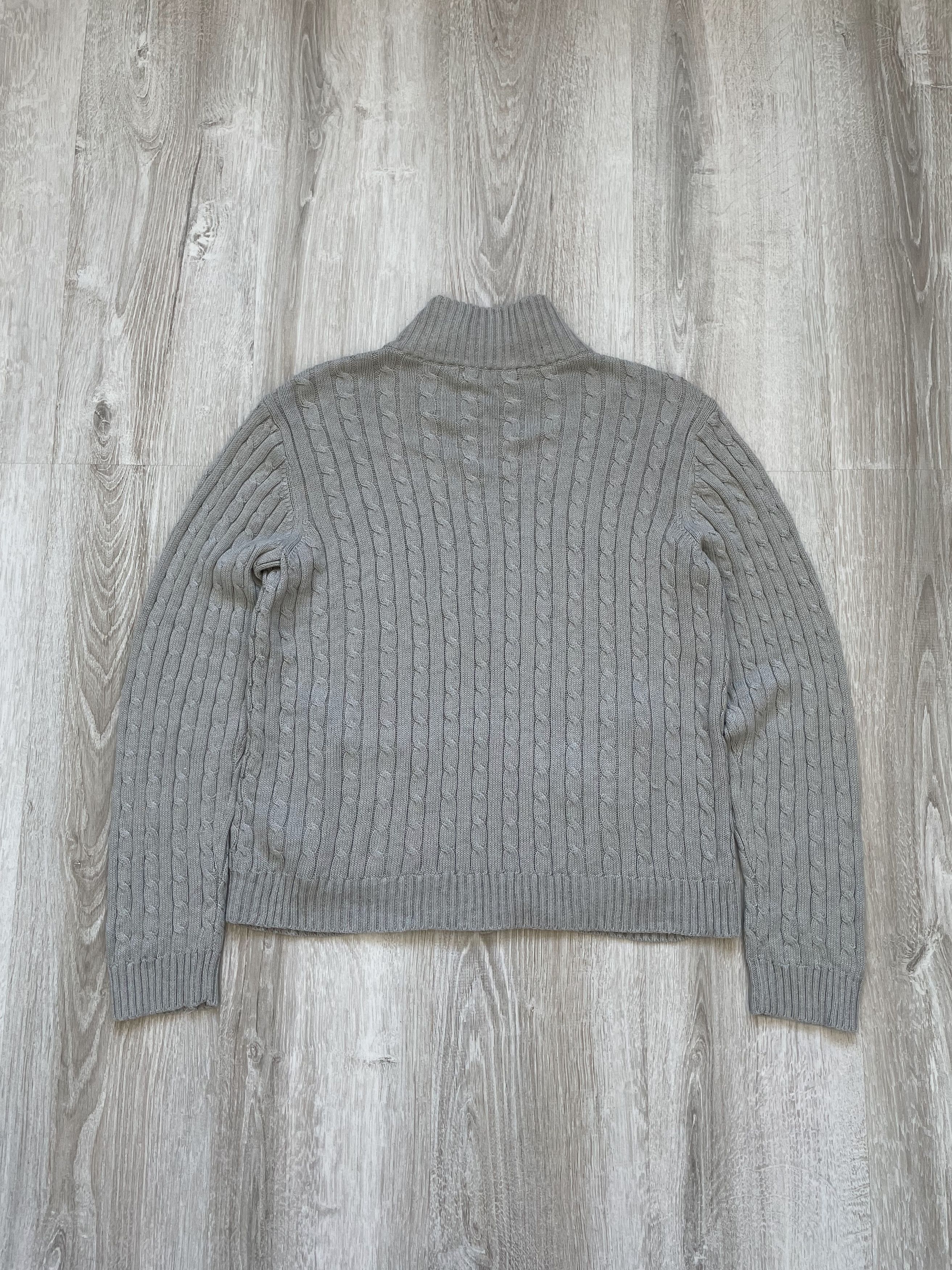Lauren Ralph Lauren Lauren Ralph Lauren Cable Knit Zip Sweater Size L / US 10 / IT 46 - 9 Thumbnail