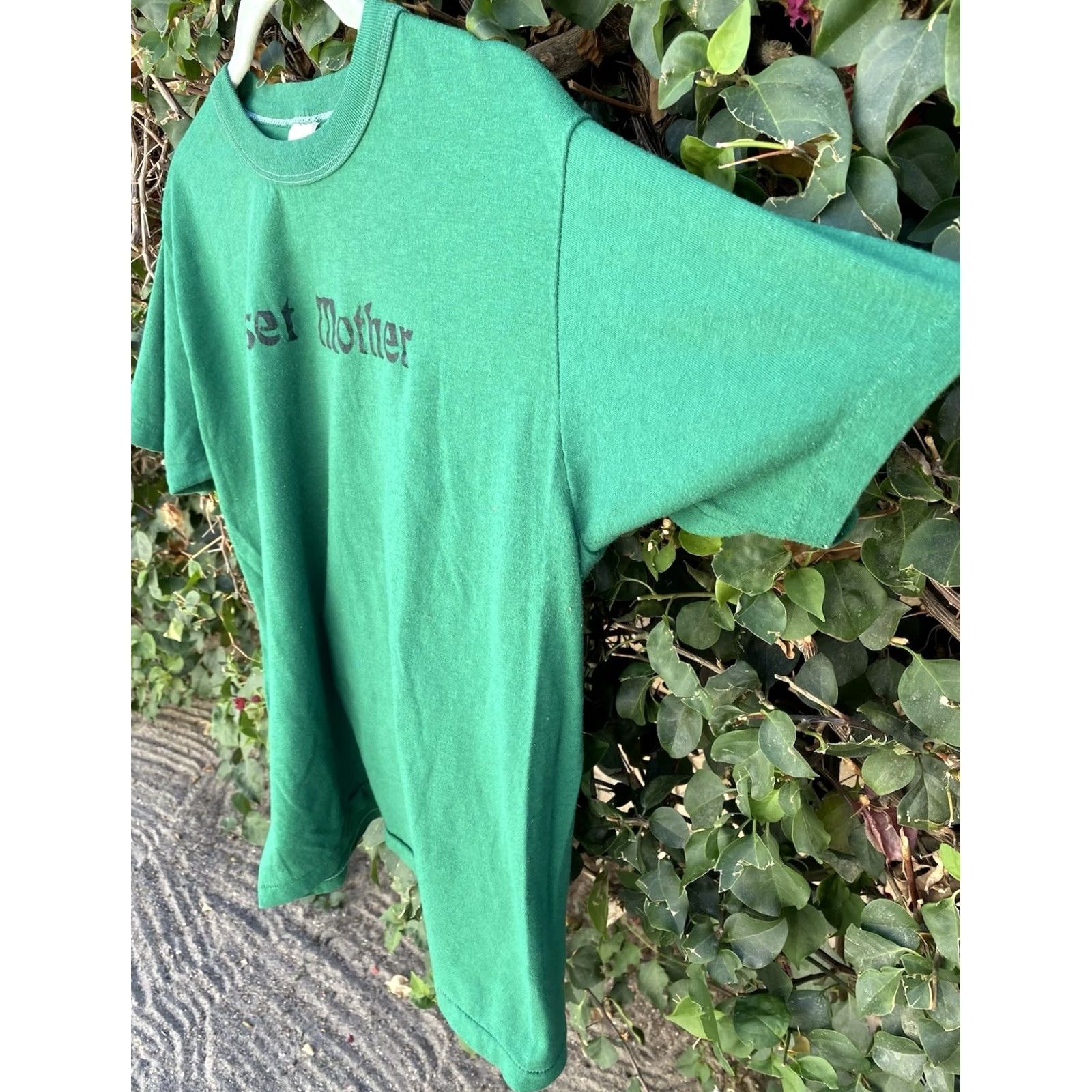 Vintage VINTAGE Sportswear T-Shirt, Single Stitch, 70s 80s, Green, Size L, Mens, Short Sleeve, Iron On Letting Tee Size US L / EU 52-54 / 3 - 6 Thumbnail