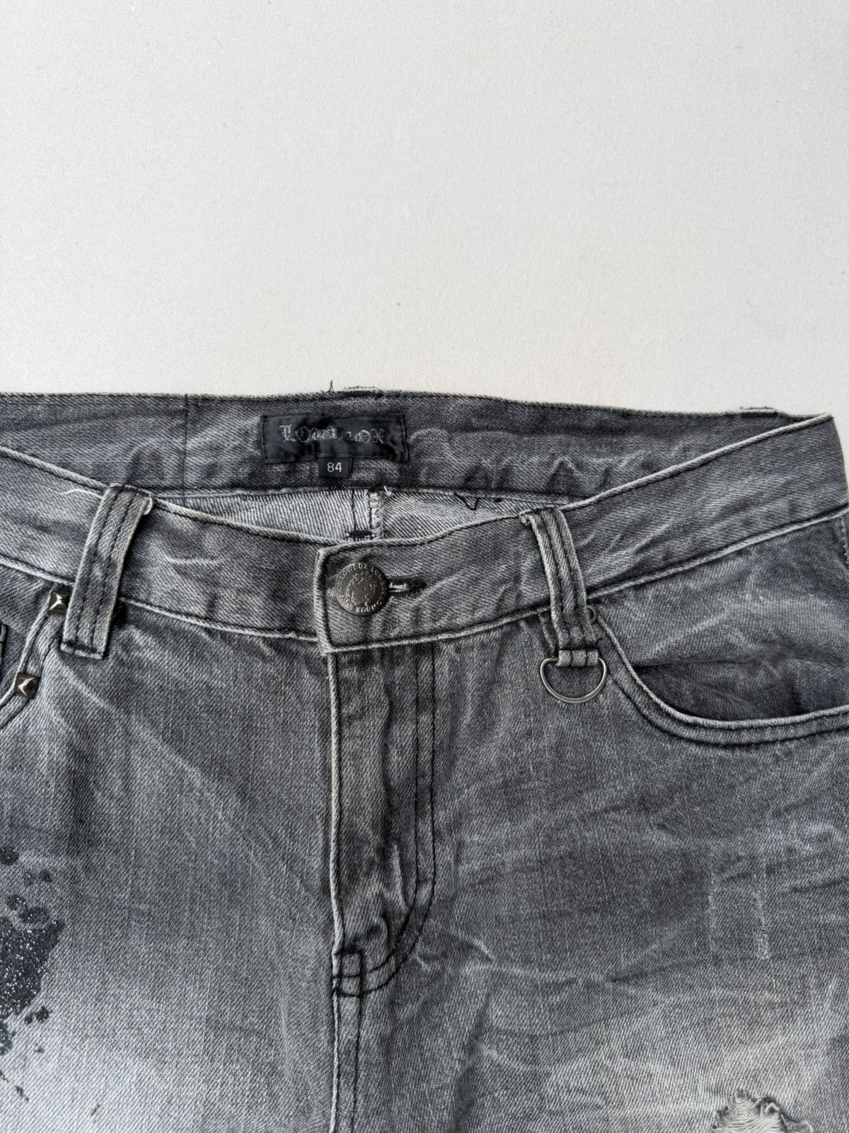 LOWBOX Lace up flare jeans Size US 30 / EU 46 - 4 Thumbnail