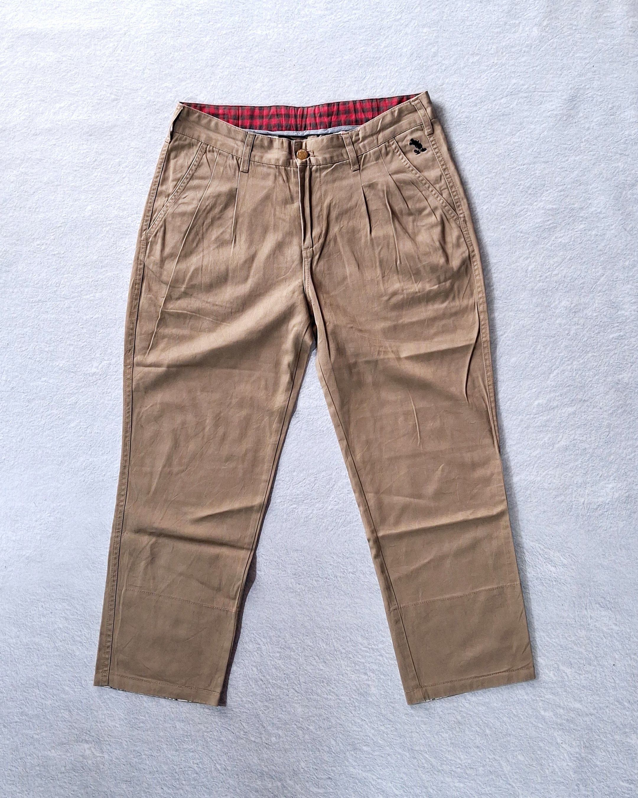 Dickies DICKIES DISNEY MICKEY MOUSE PLEATED PANTS BUCKLE BACK Size 30" / US 8 / IT 44 - 1 Thumbnail