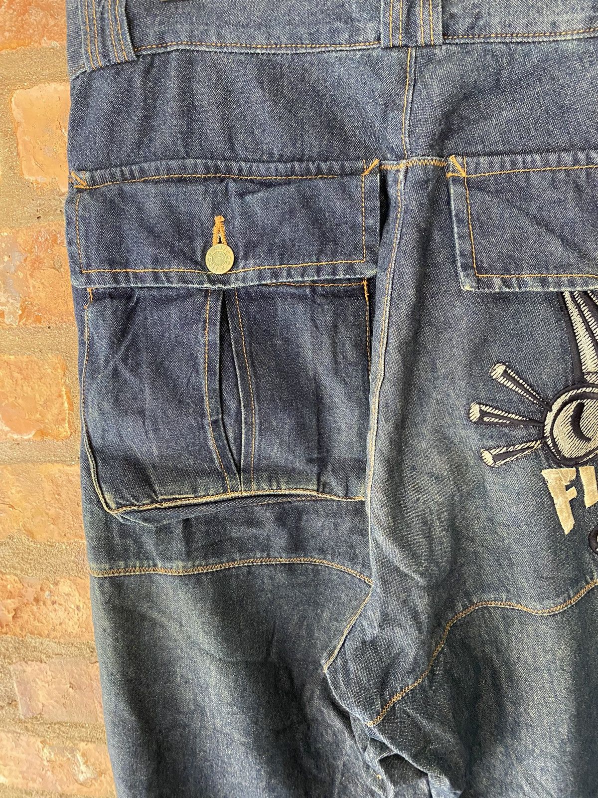 Yoshiyuki Konishi 1990s FICCE Bondage baggy multipocket pants Size US 32 / EU 48 - 6 Thumbnail