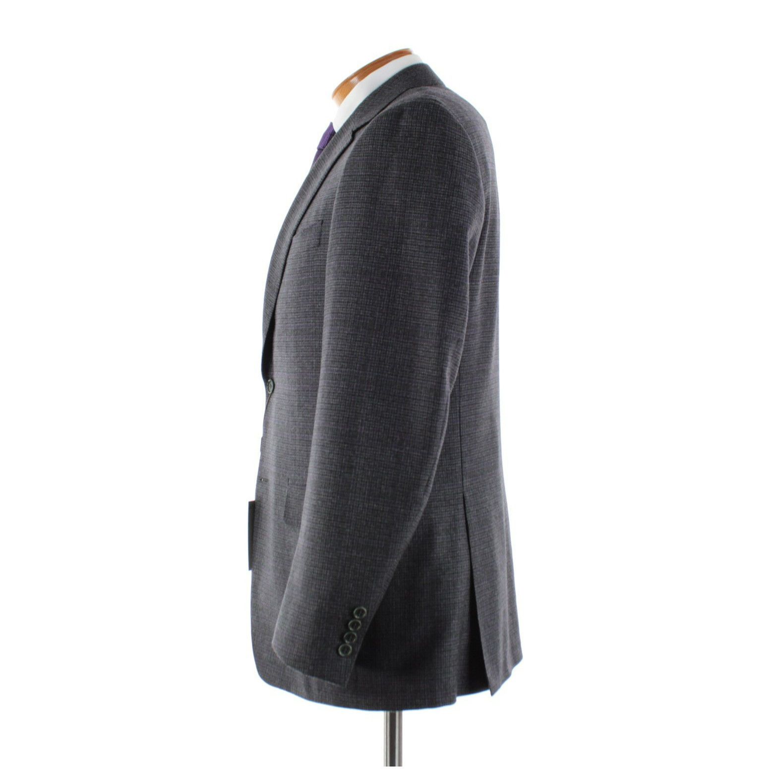 Canali Canali Sport Coat Size 42 Regular US in Gray Size 42R - 4 Thumbnail