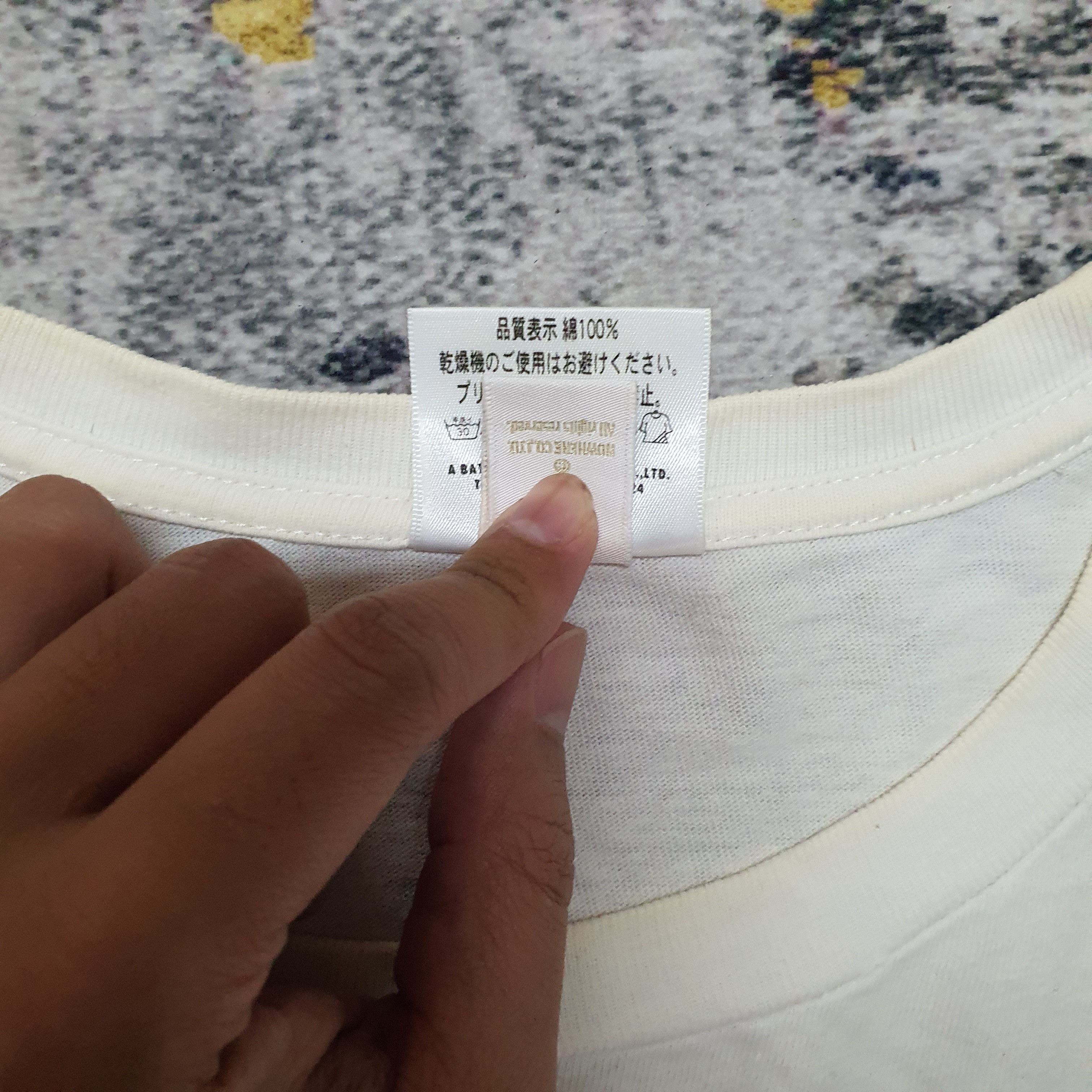 Bape BAPE 1st Camo Ape Face Sta Tee in white and yellow Size US M / EU 48-50 / 2 - 5 Thumbnail