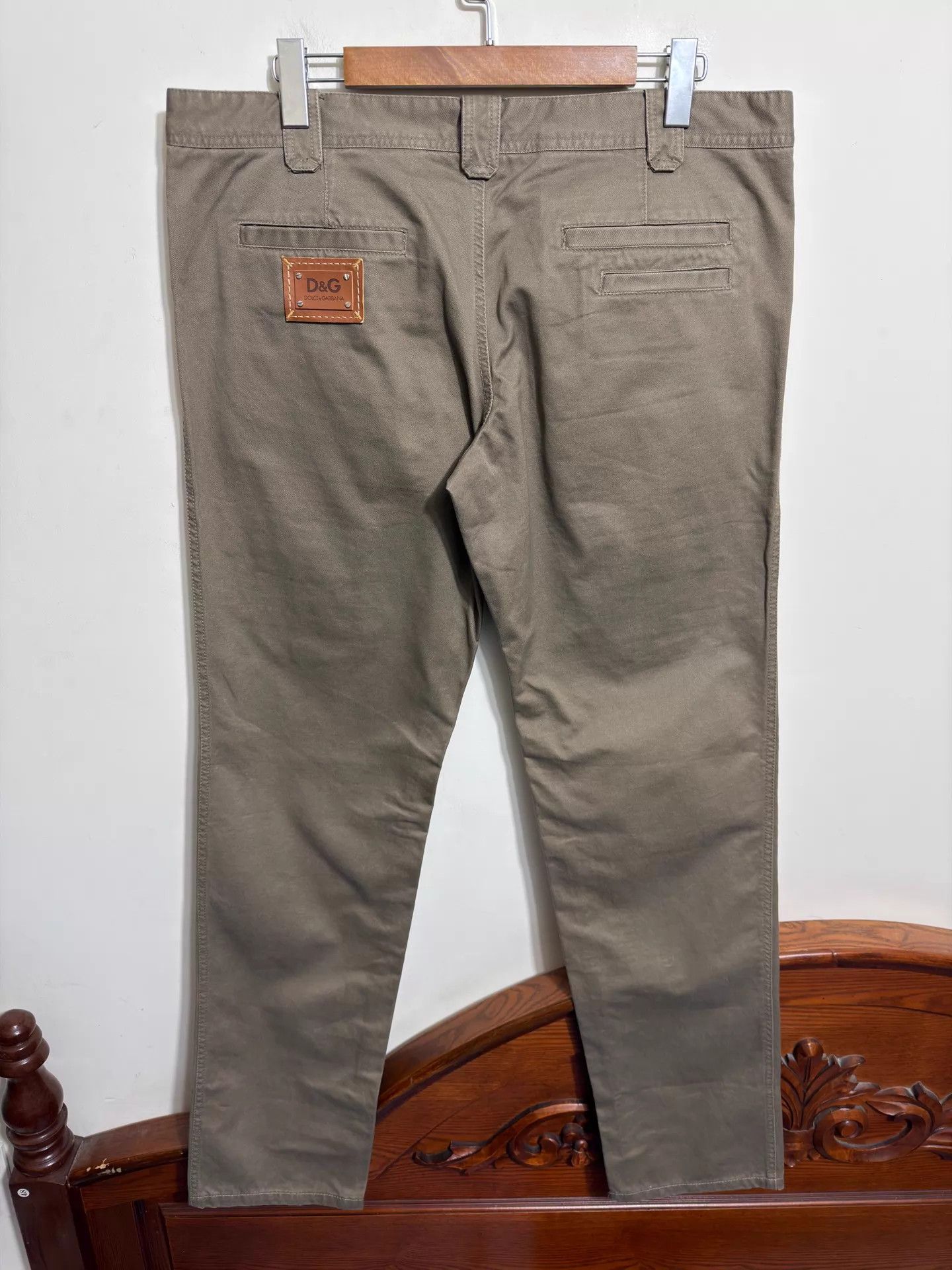 Dolce & Gabbana DG Khaki Slim Cargo Pants 54 Size US 38 / EU 54 - 2 Thumbnail