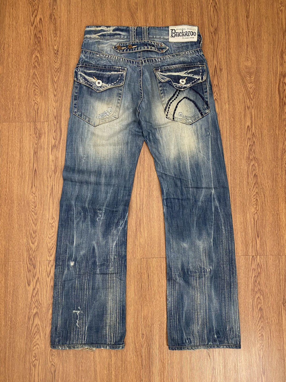 If Six Was Nine × Japanese Brand × Le Grande Bleu (L.G.B.) Buckaroo snow buck jeans Size US 32 / EU 48 - 1 Thumbnail