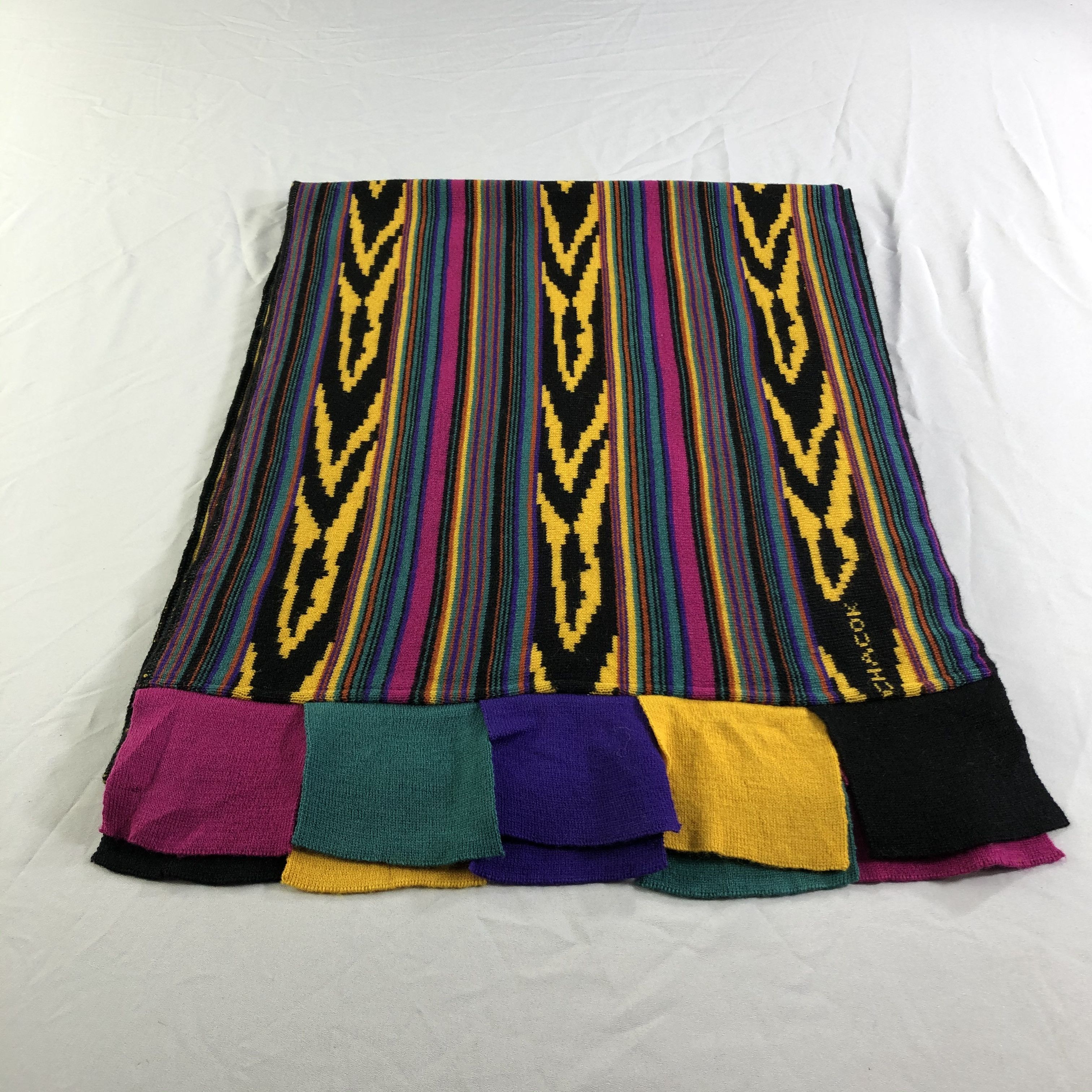 Vintage Chacok Navajo Wool Scarf Muffler Neckwear V2567 Size ONE SIZE - 2 Thumbnail