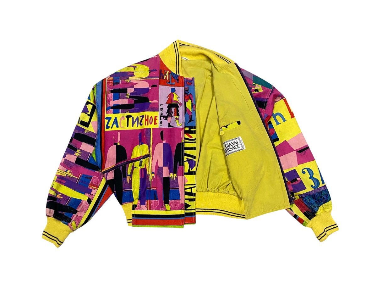 Versace 1992 Gianni Versace “Malevich” Inspired Unisex Bomber Jacket Size XL / US 12-14 / IT 48-50 - 5 Thumbnail