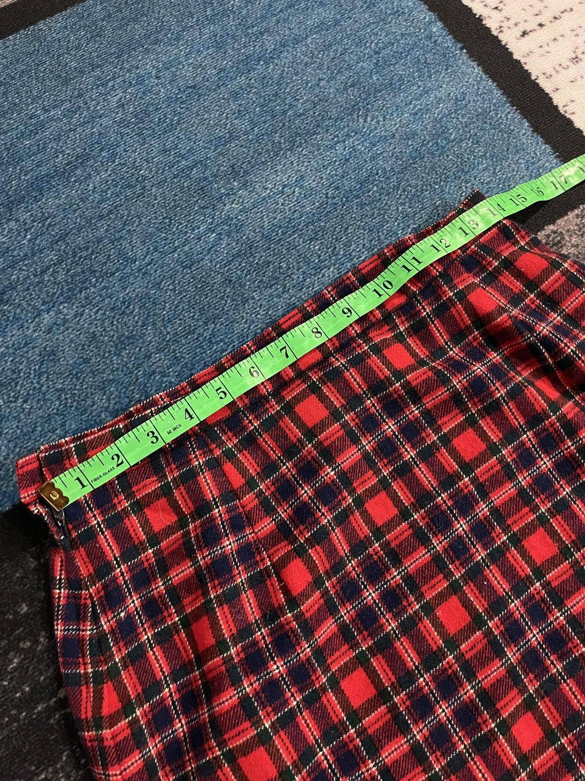Pendleton × Vintage Vintage Pendleton Wool Plaid Skirt Made Usa Size 28" / US 6 / IT 42 - 11 Thumbnail
