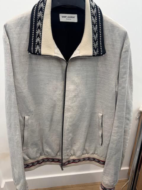 Saint Laurent Paris Saint Laurent beige bomber jacket Size US M / EU 48-50 / 2 - 4 Thumbnail