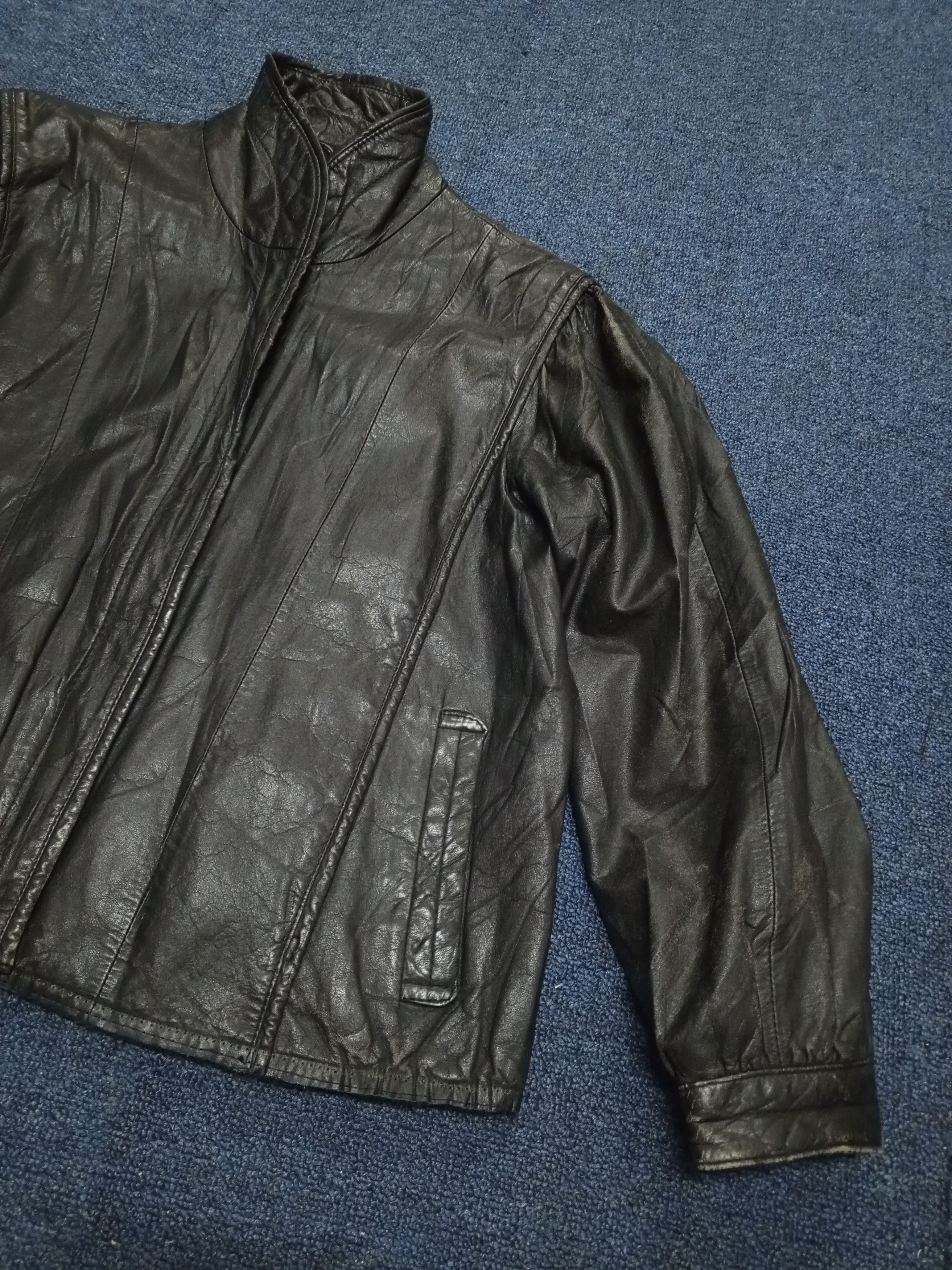 Japanese Brand × Leather Julia partina Japan brand leather jacket Size US M / EU 48-50 / 2 - 3 Thumbnail
