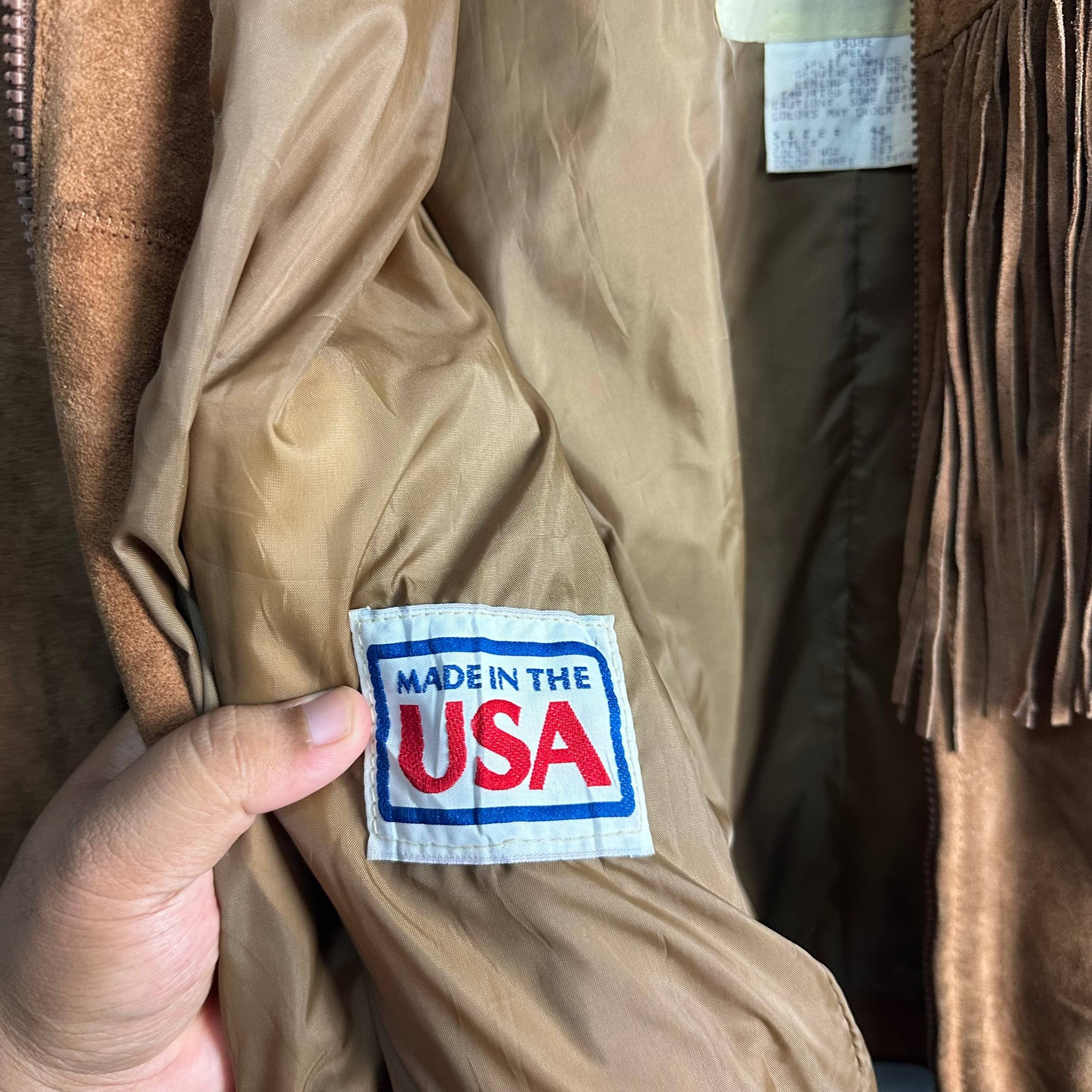 Vintage *RARE* Vintage Pioneer Wear Cowhide Leather Jacket Size US XL / EU 56 / 4 - 7 Thumbnail