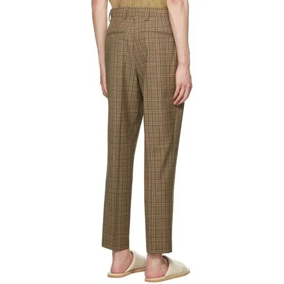 Nanushka Nanushka Check Trousers Size 46 US 30 S Mens Beige $645 Size US 30 / EU 46 - 14 Thumbnail