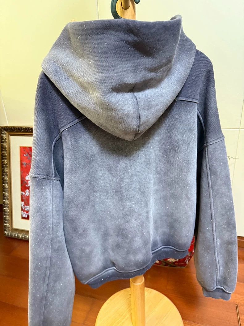 Alexander Wang Alexander Wang Crystal Embellished Hooded Jacket- Size S / US 4 / IT 40 - 2 Thumbnail