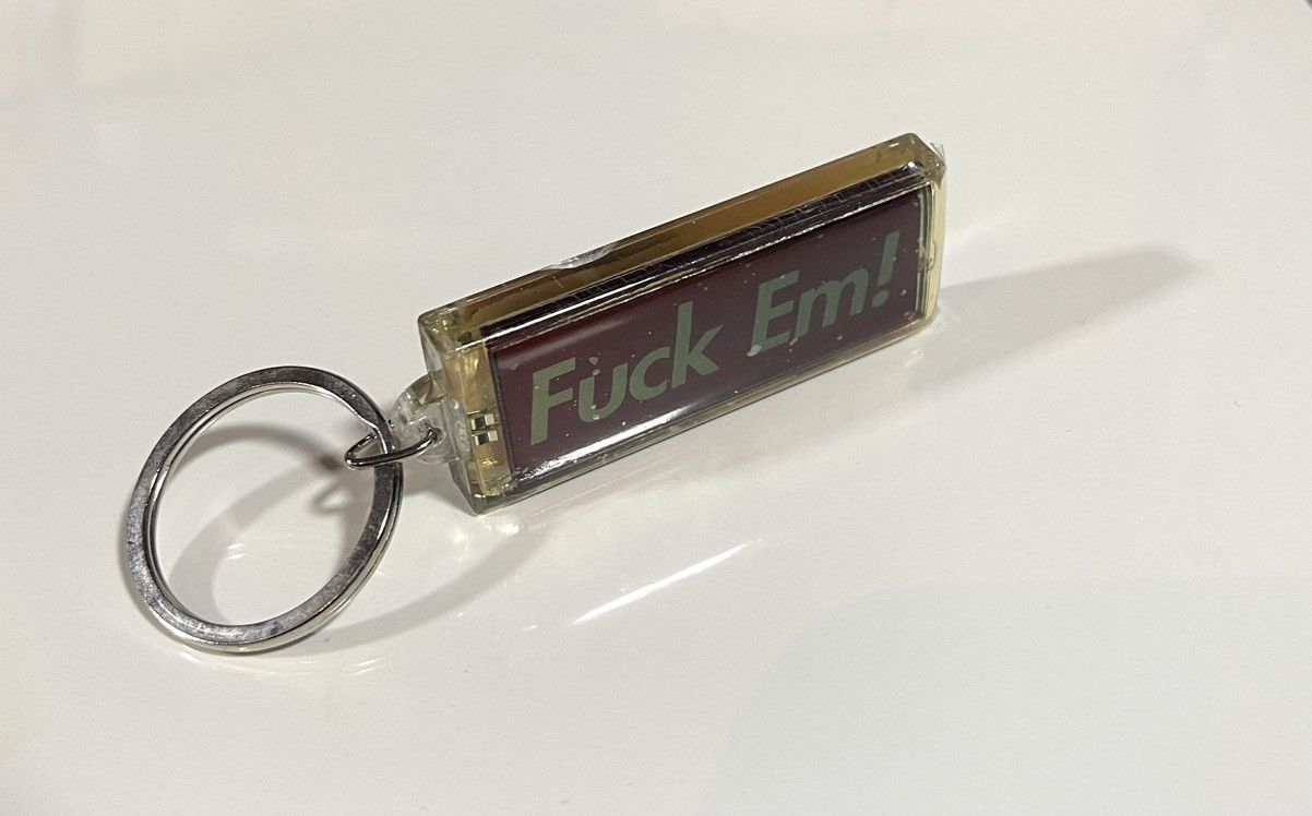 Supreme Fuck Em Keychain | Grailed