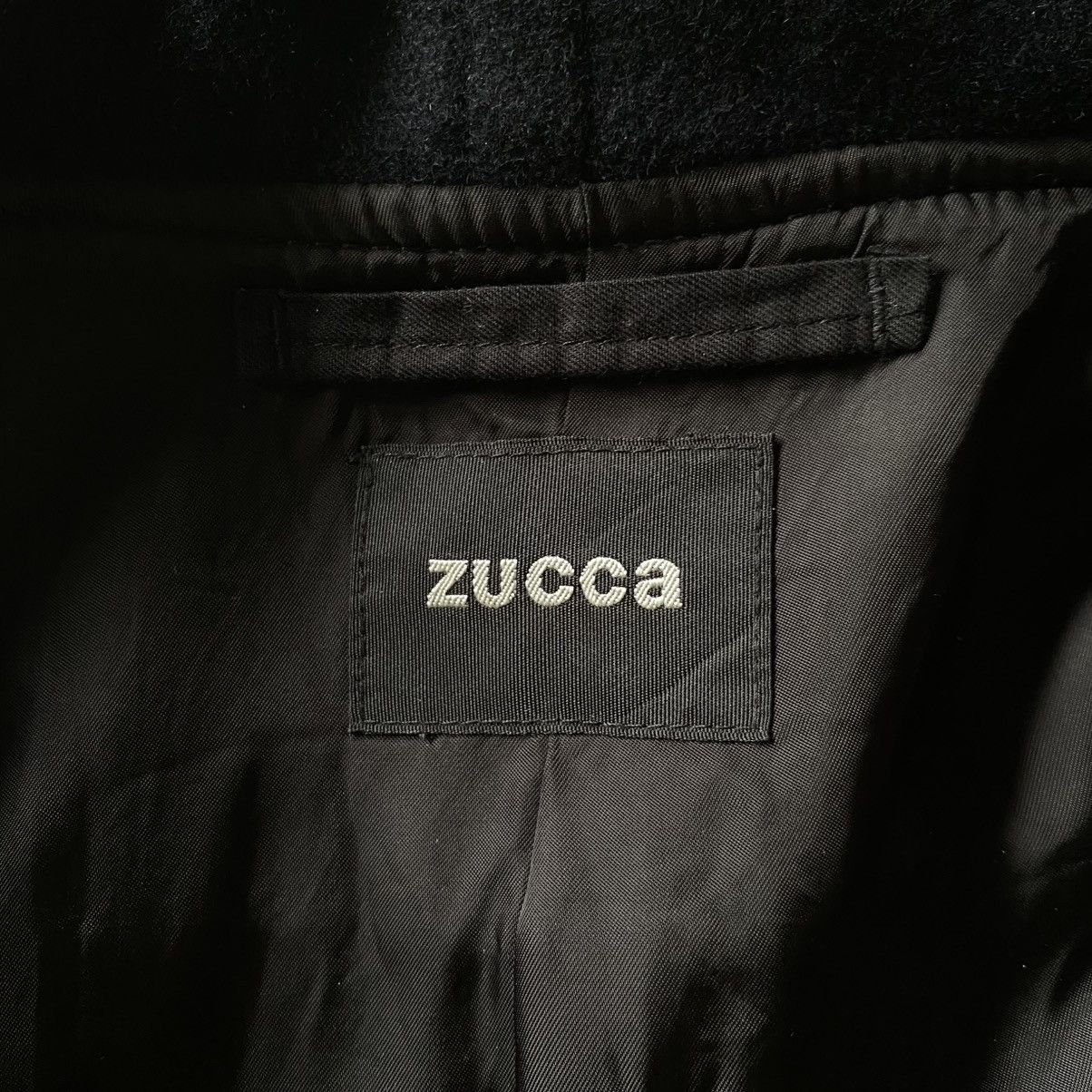 Zucca ZUCCA Black Wool Coat Size M / US 6-8 / IT 42-44 - 17 Thumbnail