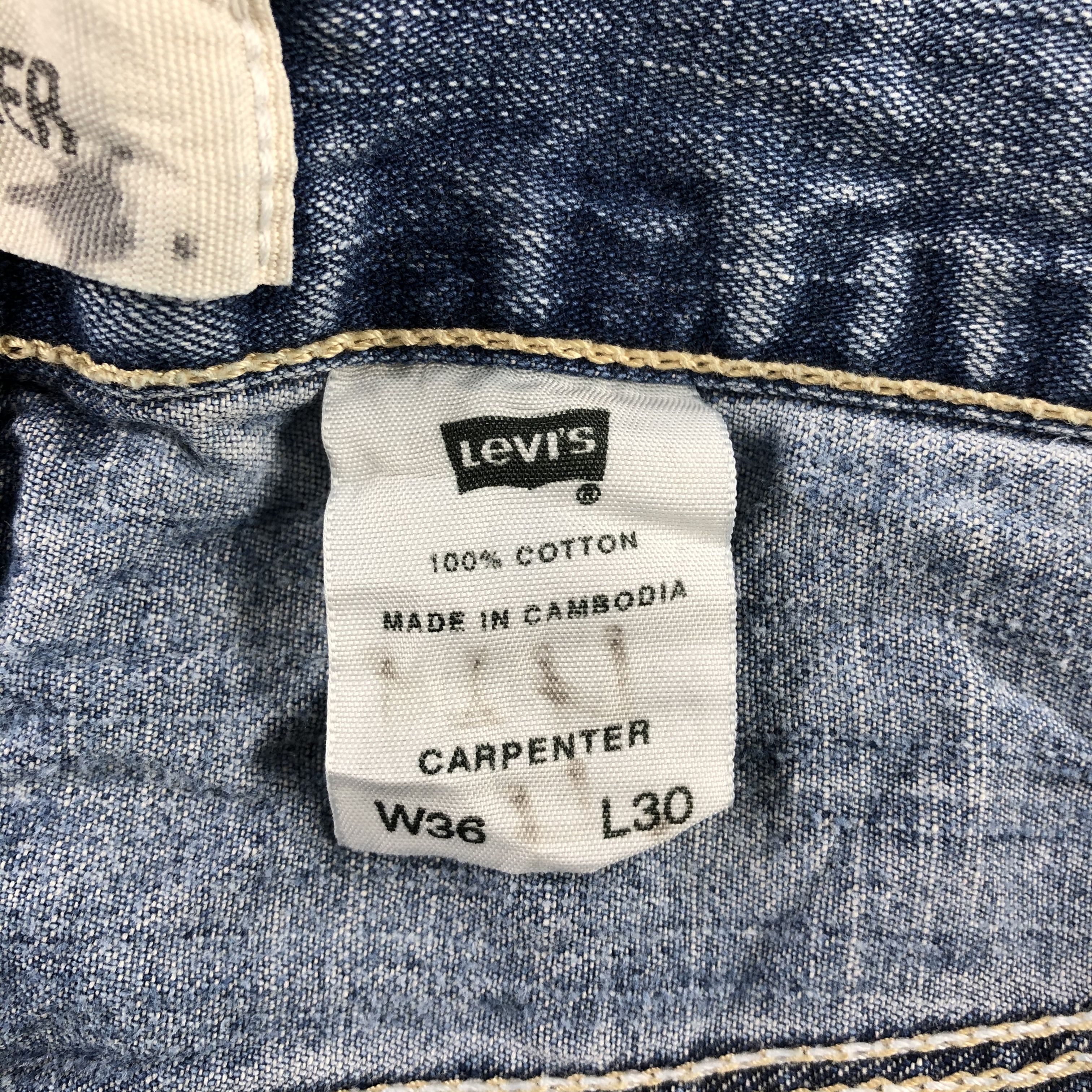 Levi's Vintage Blue Wash Levis Baggy Jeans-J2290 Size US 36 / EU 52 - 10 Thumbnail