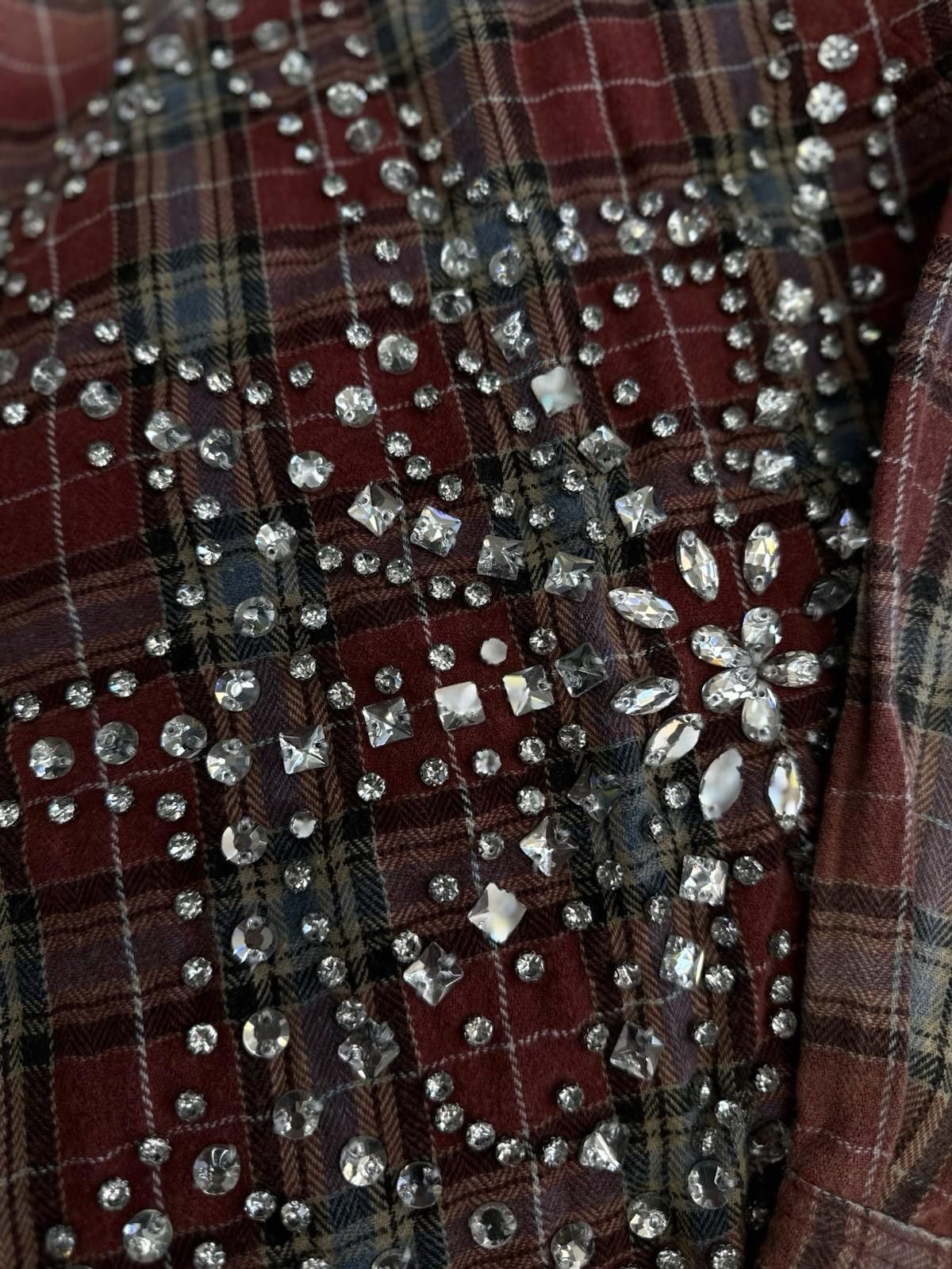 Vale Vale Forever Valley Dreams Full Crystal Stone Flannel (M) Size US M / EU 48-50 / 2 - 4 Thumbnail