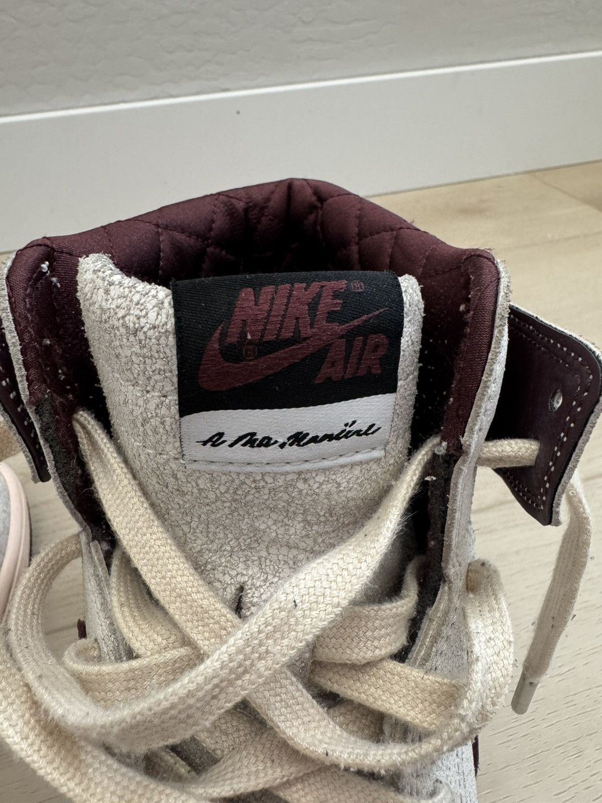 A Ma Maniere × Jordan Brand Jordan 1 A Ma Maniere (size 12) Size US 12 / EU 45 - 4 Thumbnail