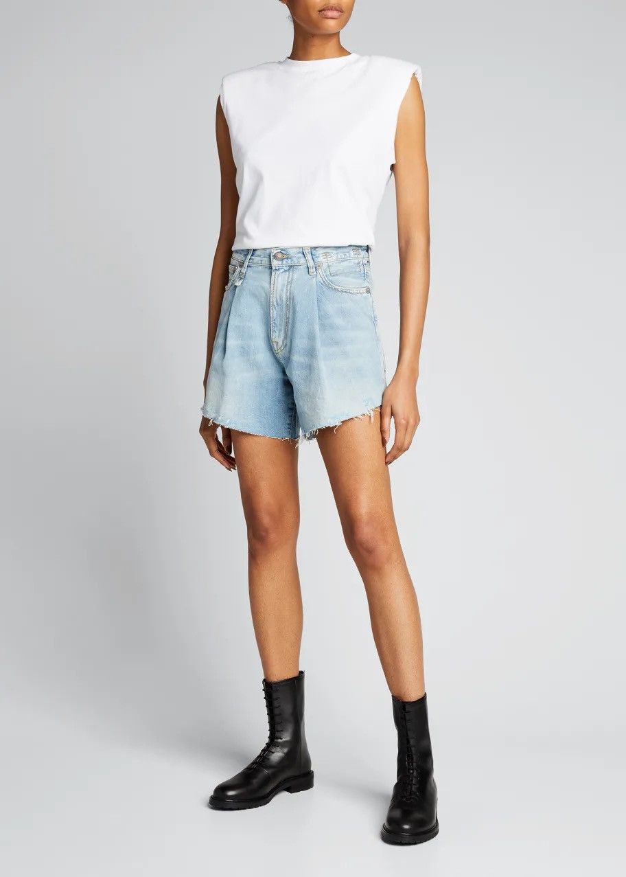R13 R13 DAMON PLEATED SHORT Size 26" / US 2 / IT 38 - 1 Thumbnail