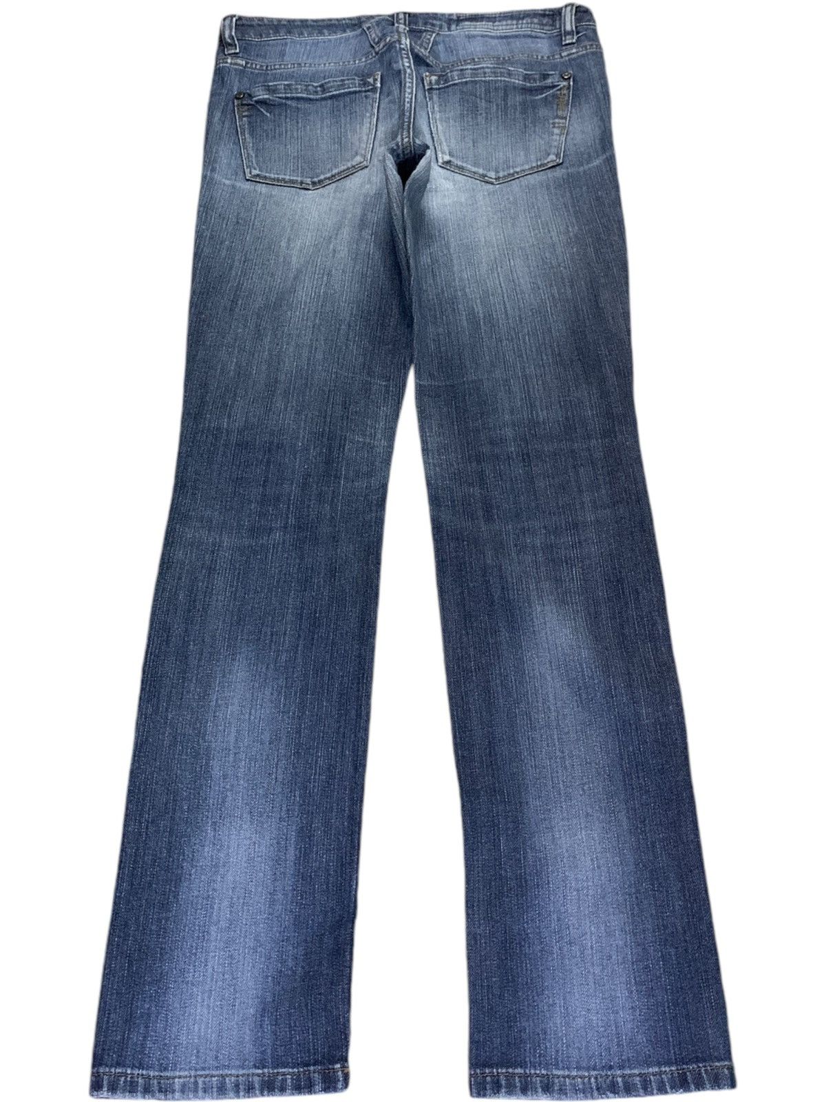 Designer × Marithe + Francois Girbaud Vintage Girbaud Faded Wash Distressed Slim Jeans Size 30" / US 8 / IT 44 - 2 Thumbnail