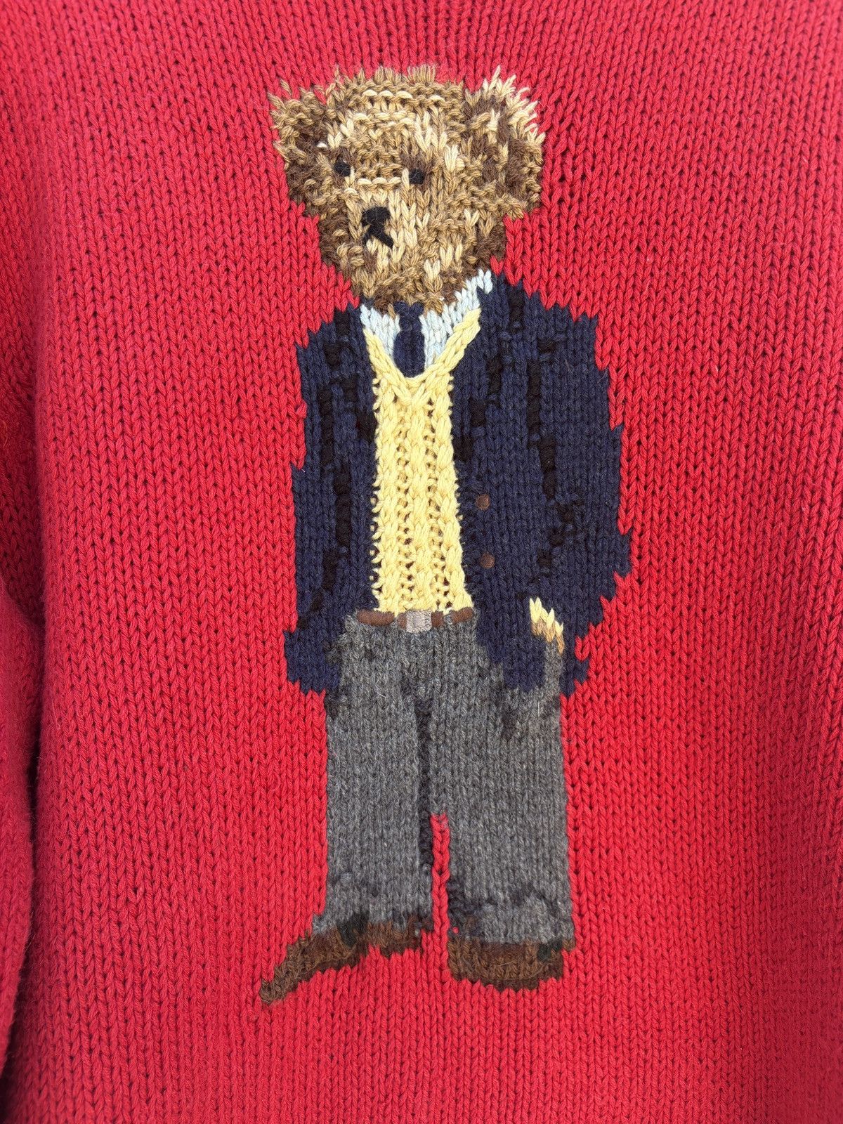 Polo Ralph Lauren Ralph Lauren Polo Bear Knit - famously worn by Kanye West! Size US L / EU 52-54 / 3 - 3 Thumbnail