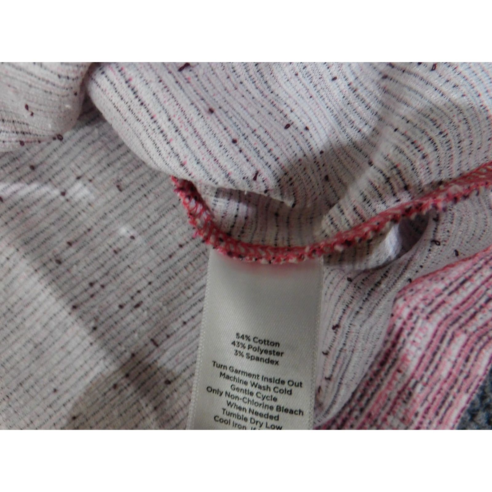 Talbots Talbots Sweater Womens Large Pink Gray Pullover Crewneck Long Sleeve Casual Top Size L / US 10 / IT 46 - 6 Thumbnail