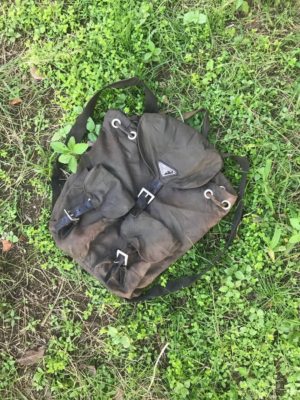Prada × Vintage Vintage Prada Bagpack Fades colour Size ONE SIZE - 1 Thumbnail