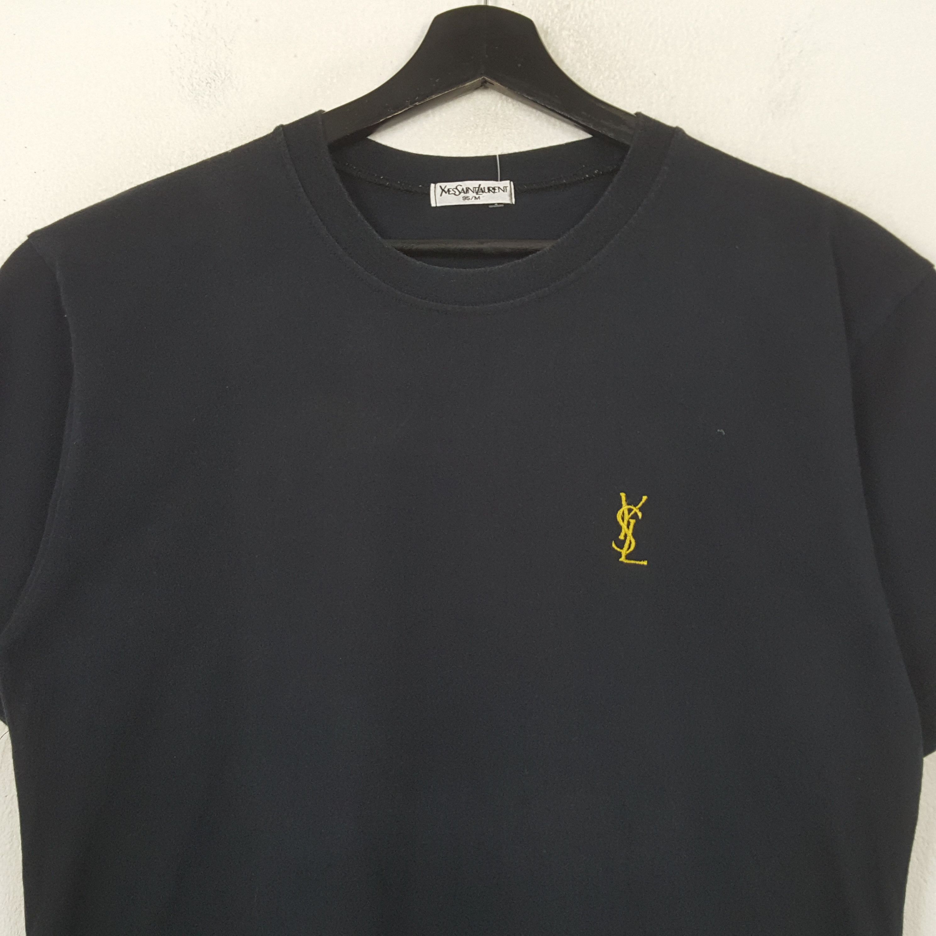Vintage Yves Saint Laurent YSL Fashion Brand Tshirt RR21 Size US M / EU 48-50 / 2 - 4 Thumbnail