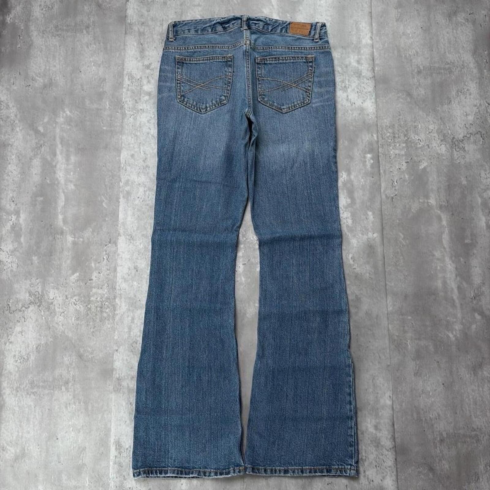 Aeropostale Y2K Blue Aeropostale Grunge Flared Denim Jeans Size 28" / US 6 / IT 42 - 1 Thumbnail