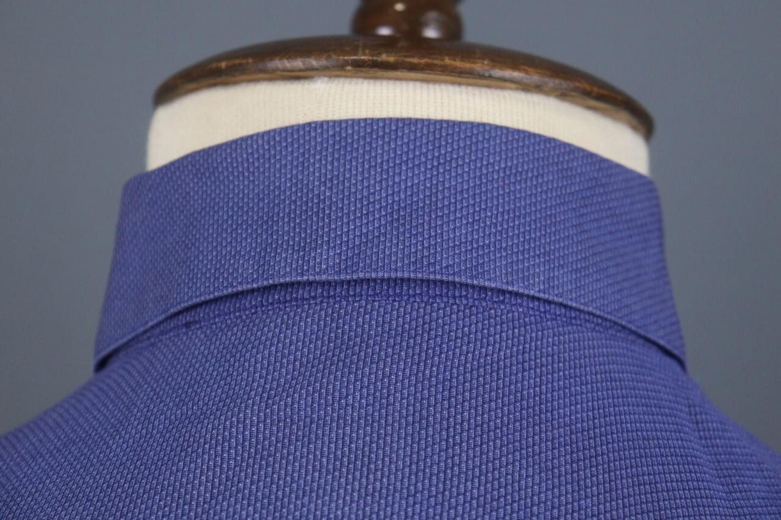 Versace Versace Blue Cotton Collared Formal Dress Shirt Size 39 Size 38R - 12 Thumbnail