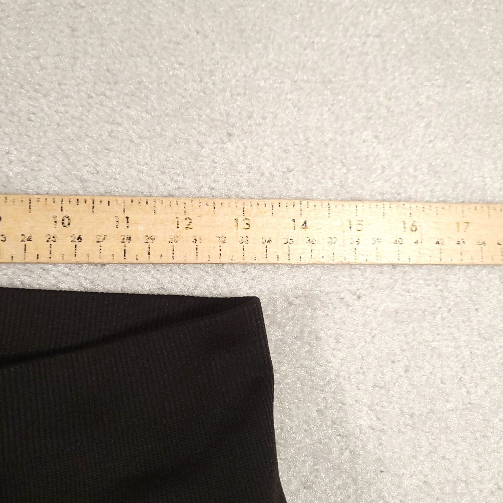 Vintage VICTORIA SPORT Leggings Womens Large Black Ankle Yoga Size 36" / US 14 / IT 50 - 3 Thumbnail