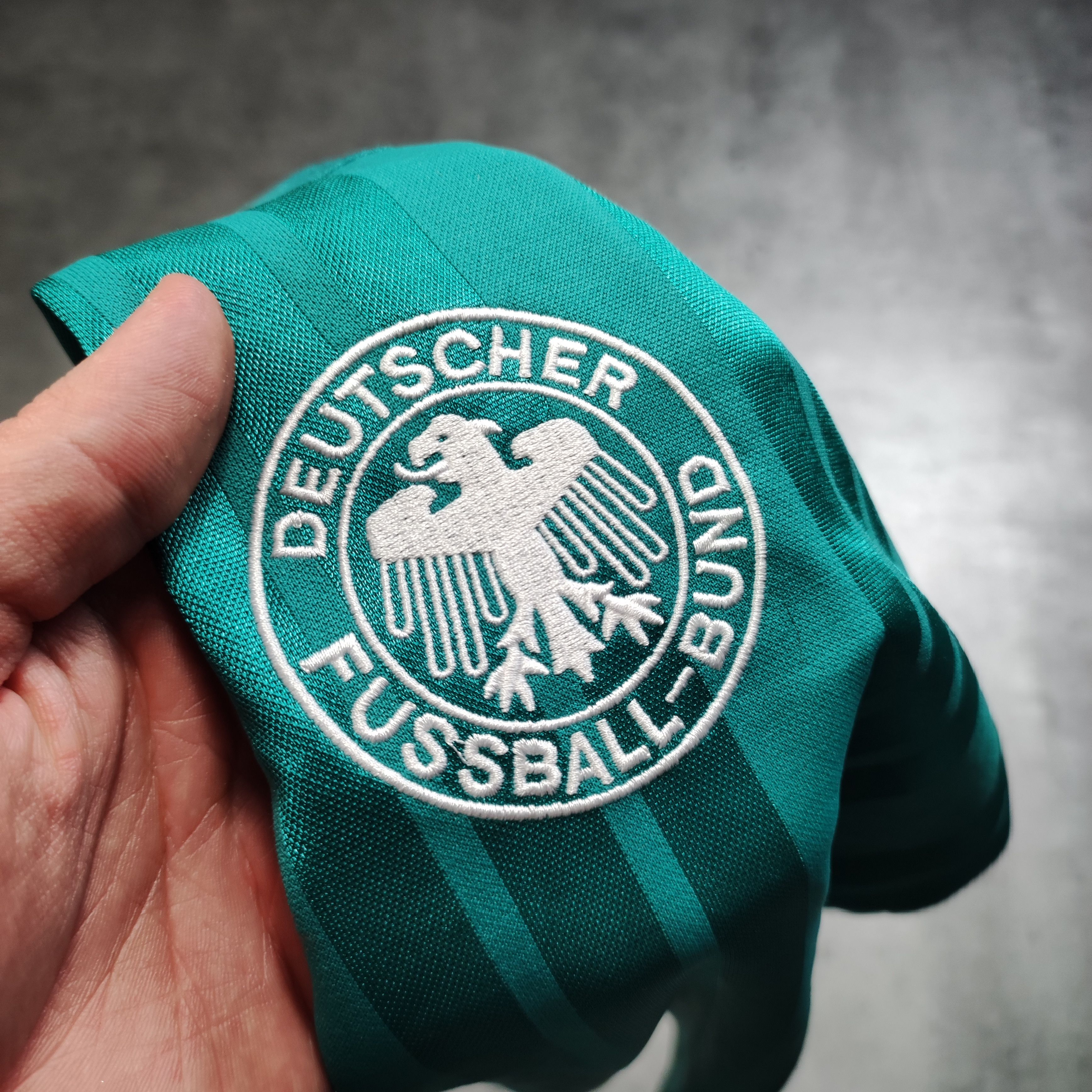 Vintage RARE Germany Vintage Football 1992 World Cap Away Jersey Size US XXL / EU 58 / 5 - 5 Thumbnail