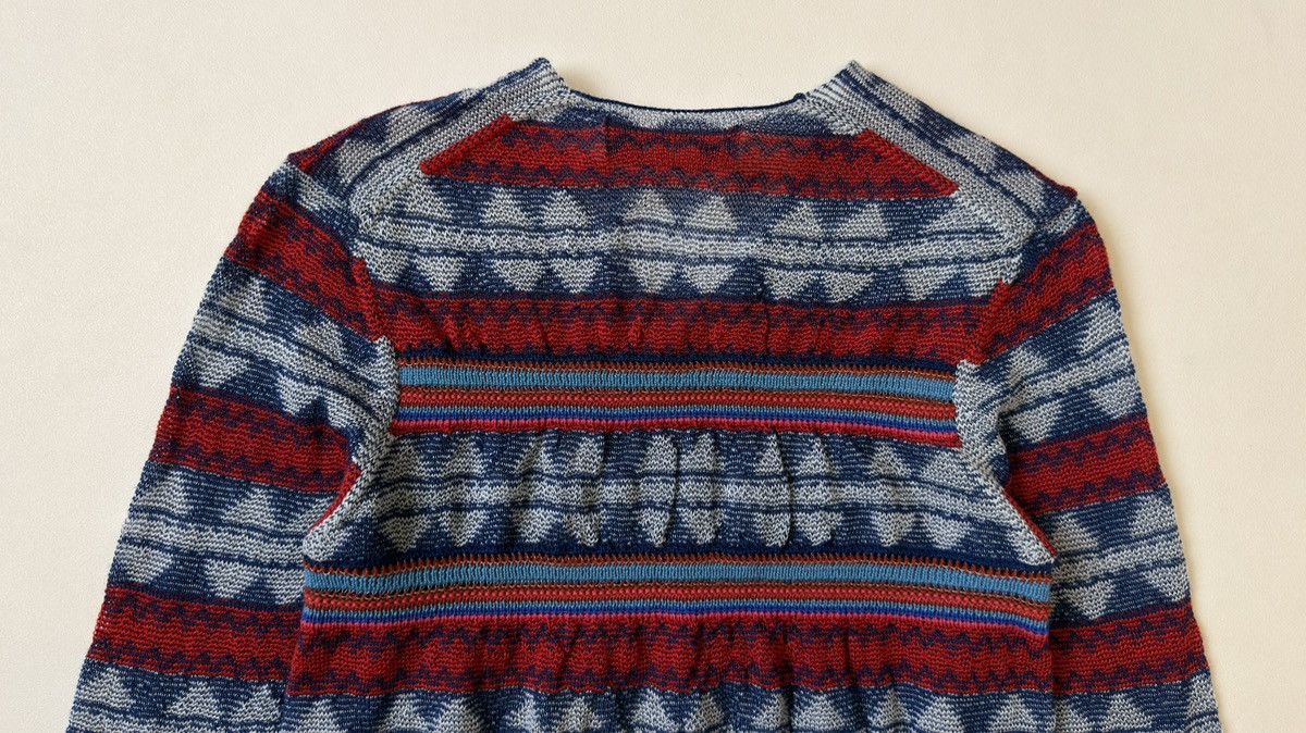 Comme des Garcons S/S 02 Patterned Wool Mixed Tension Sweater Size US M / EU 48-50 / 2 - 15 Thumbnail