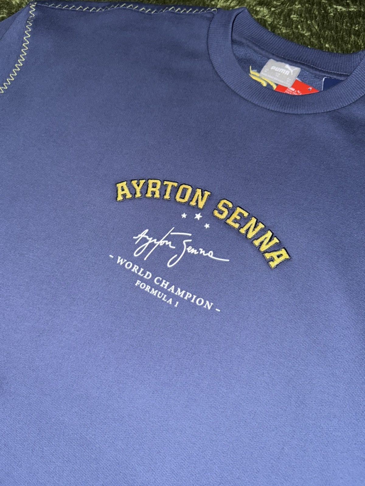 Ferrari × Puma [XL] PUMA x F1 Ayrton Senna collab Relaxed Fit Sweatshirt Size US XL / EU 56 / 4 - 2 Thumbnail