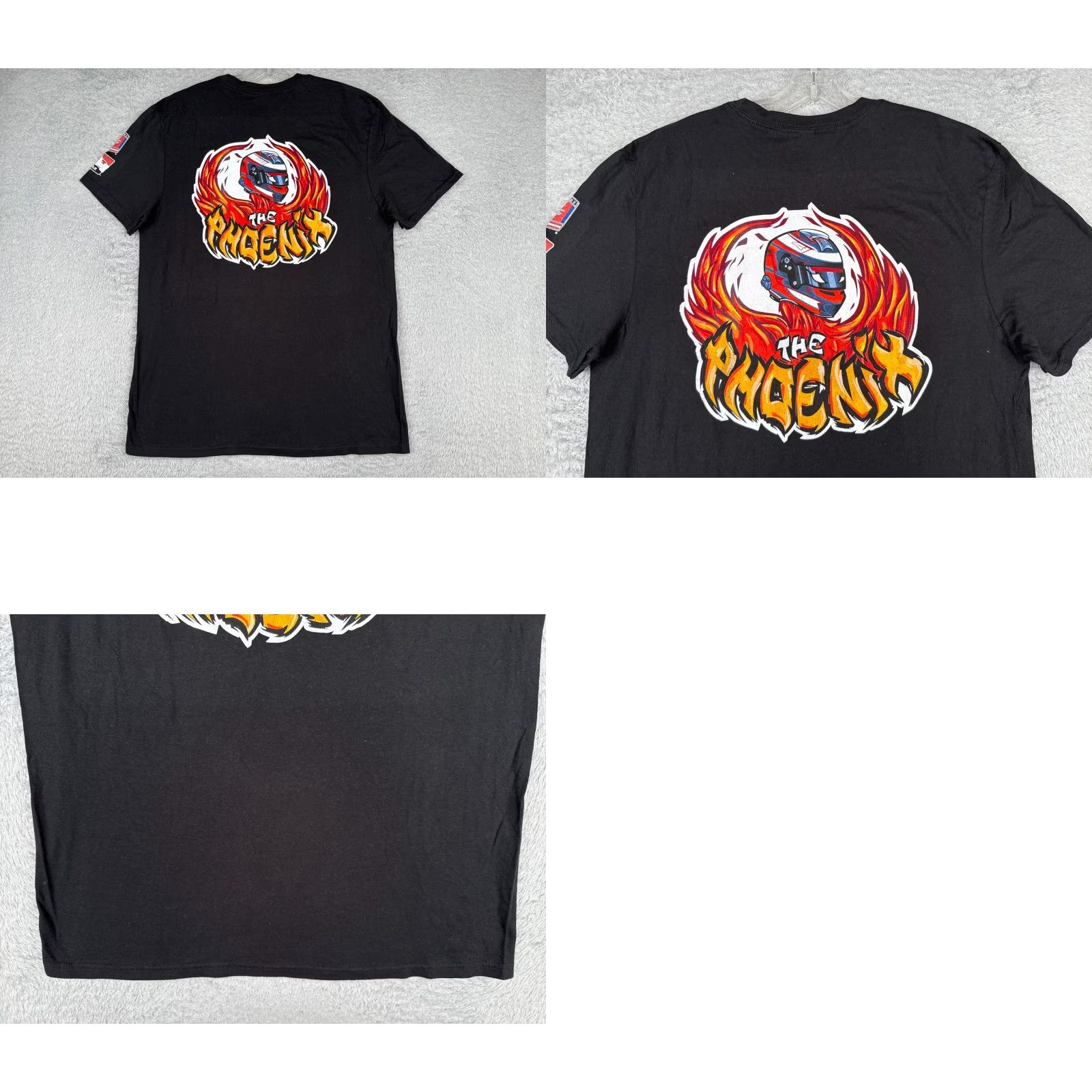 Vintage Indycar Shirt Adult Large Black The Phoenix Andretti Short Sleeve Crew Neck Legends Global Merchandise Shirt | Cars, Racing Mens Size US L / EU 52-54 / 3 - 9 Thumbnail